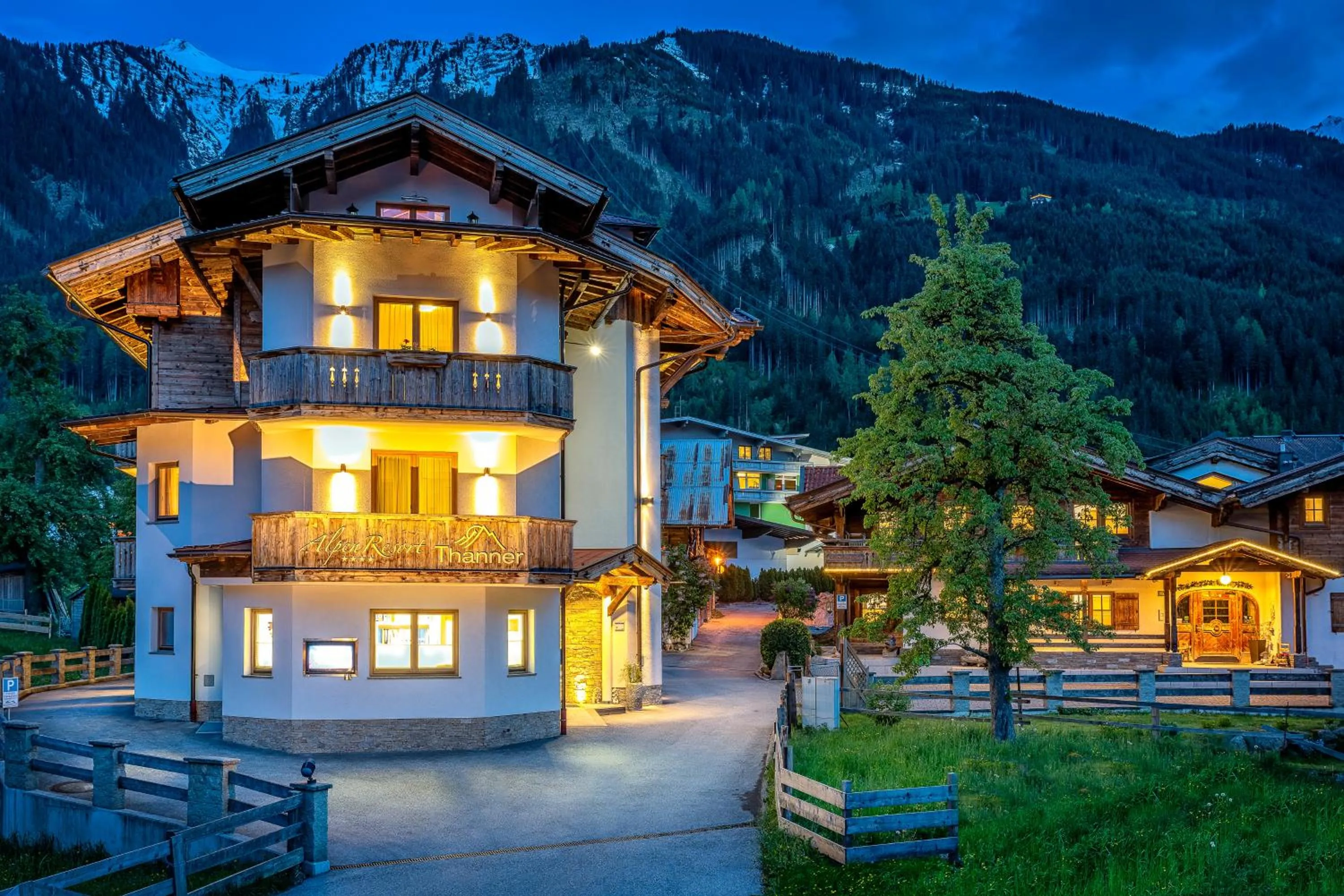 Property building in Alpenresort Thanner