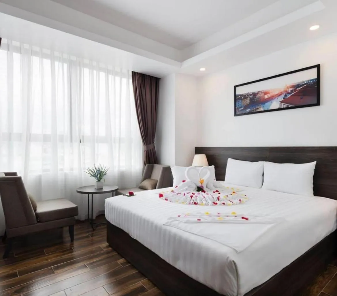 Bed in La Casa Hotel Nha Trang