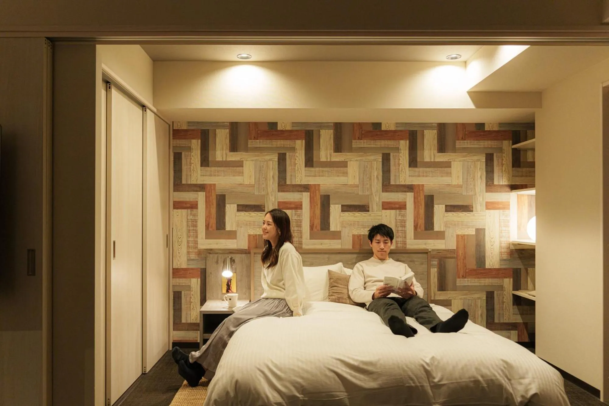 People, Bed in INOVA Kanazawa