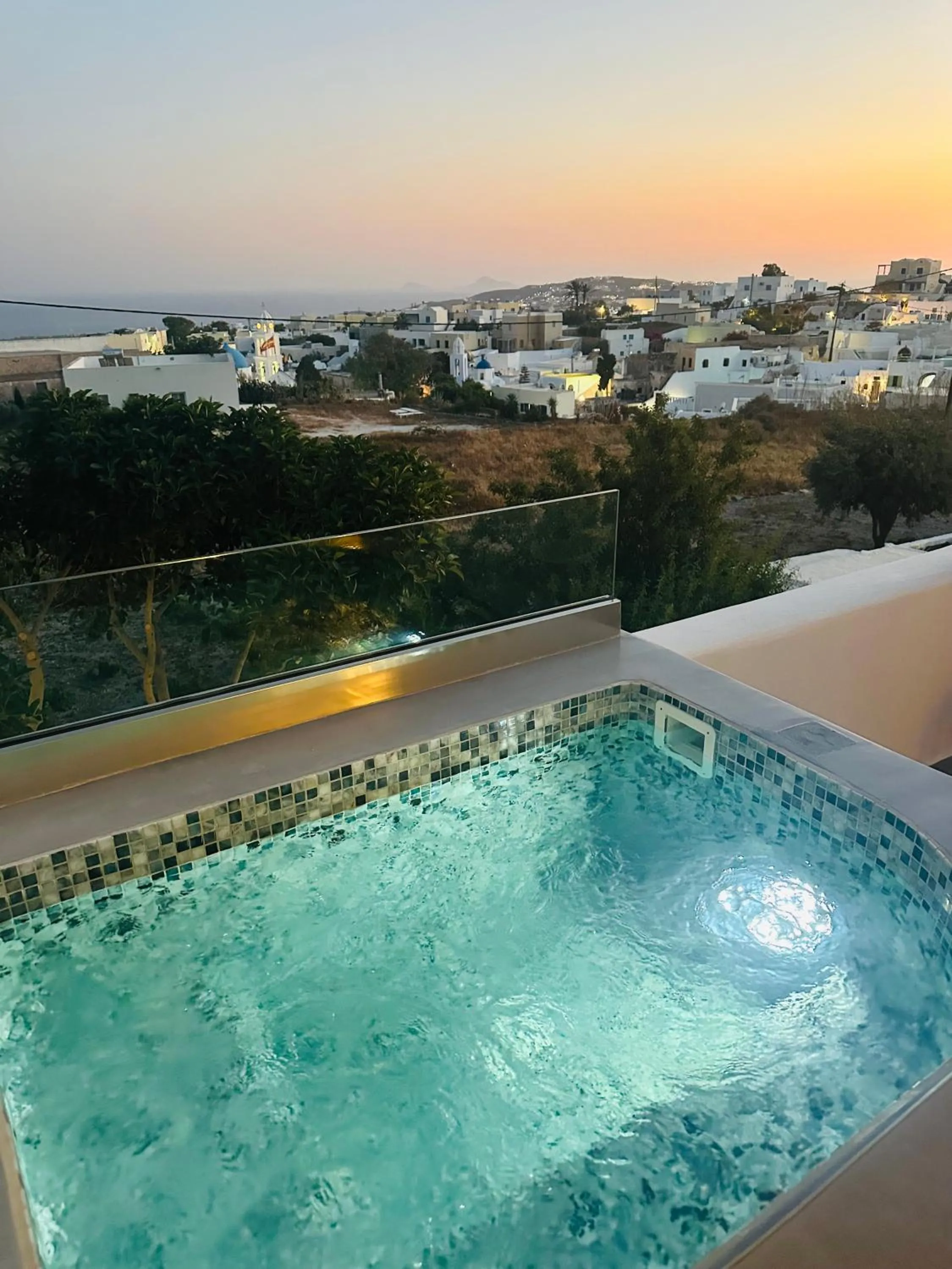 Sunset in White Harmony Suites