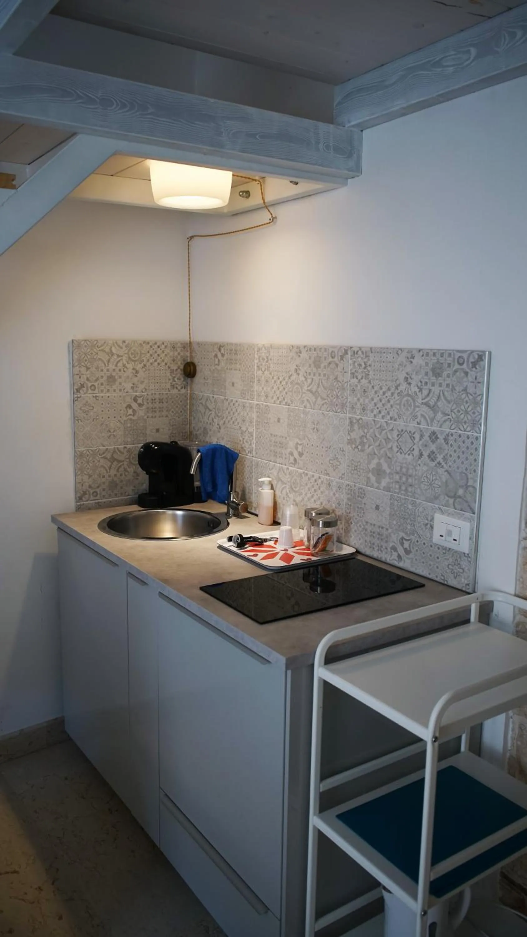 Kitchen or kitchenette in B&B piazza Garibaldi