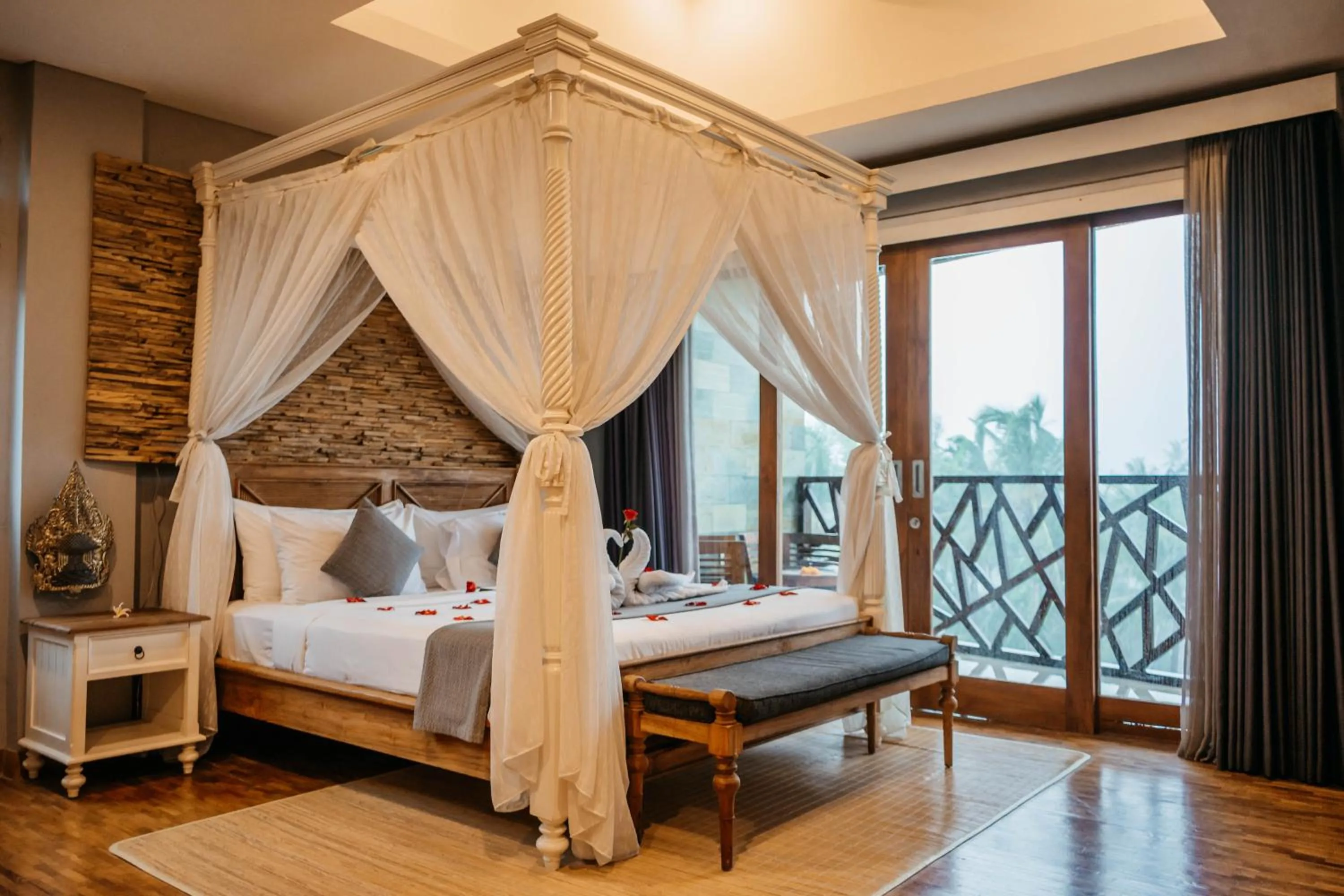 Bedroom, Bed in Wadari Retreat Villa Ubud