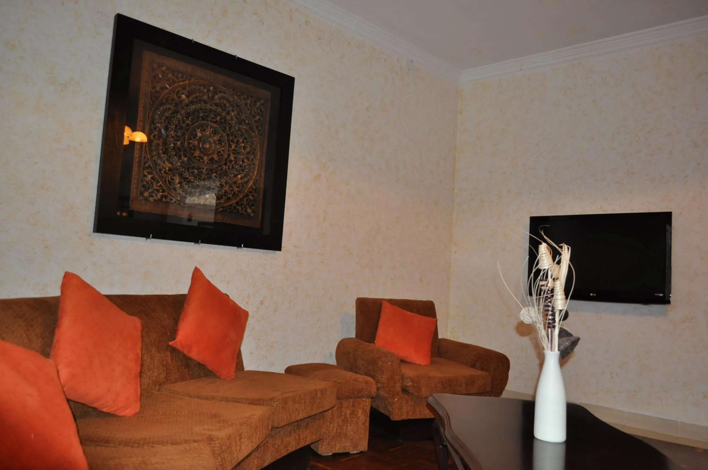 Communal lounge/ TV room in Hostal Patrimonio - Potosi