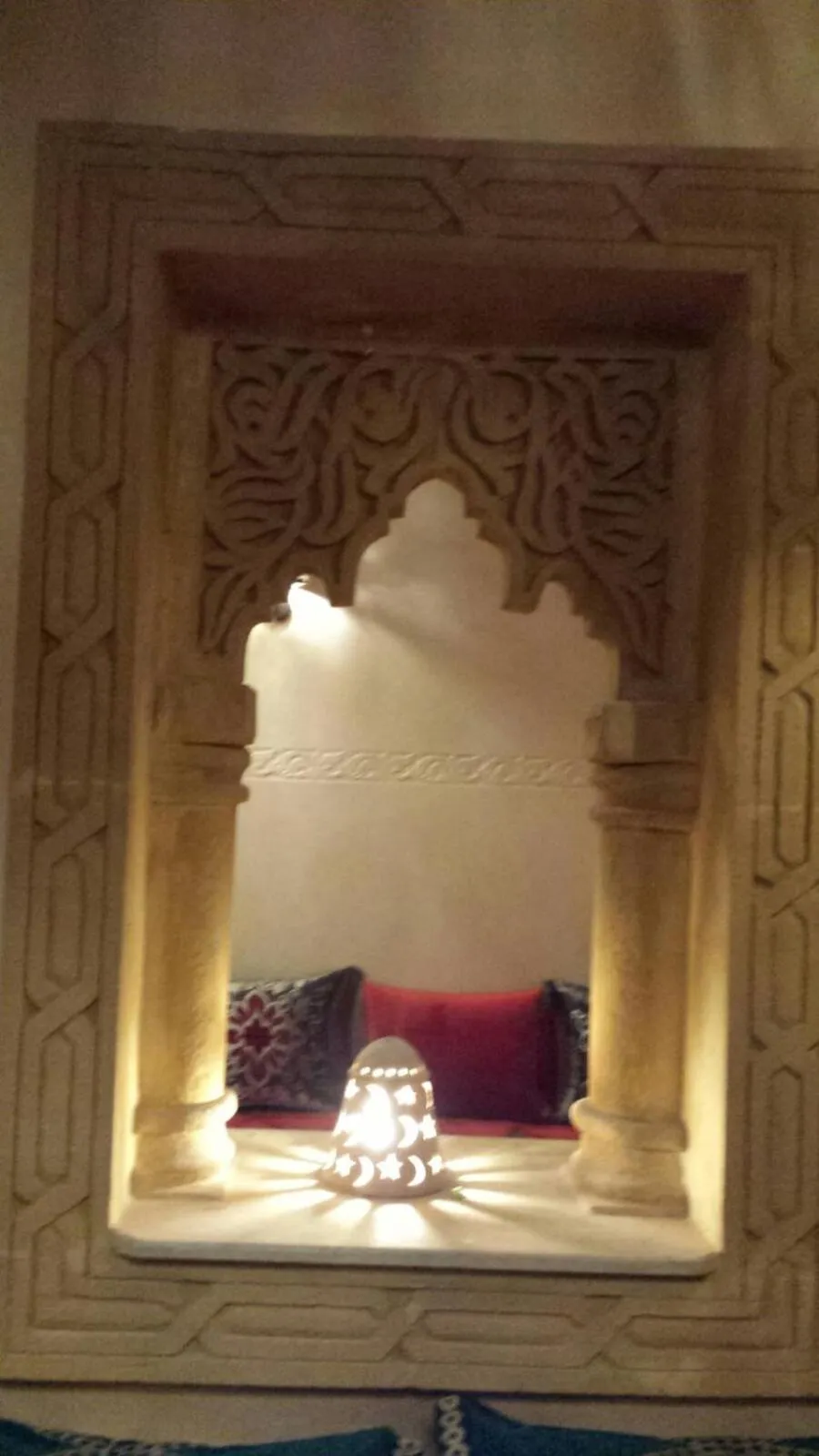 Decorative detail in Riad La Porte du Bouregreg