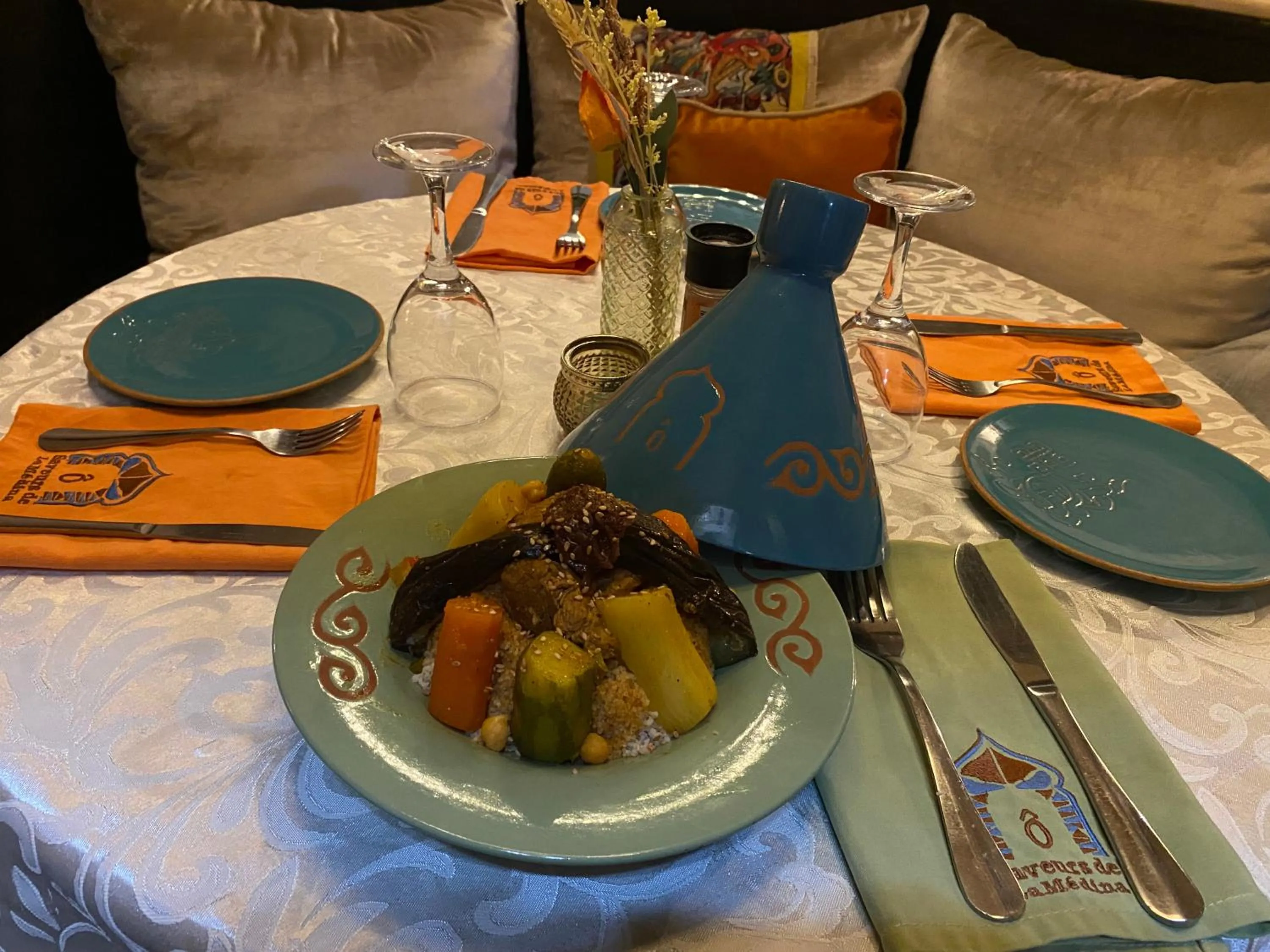 Food and drinks in Riad La Porte du Bouregreg