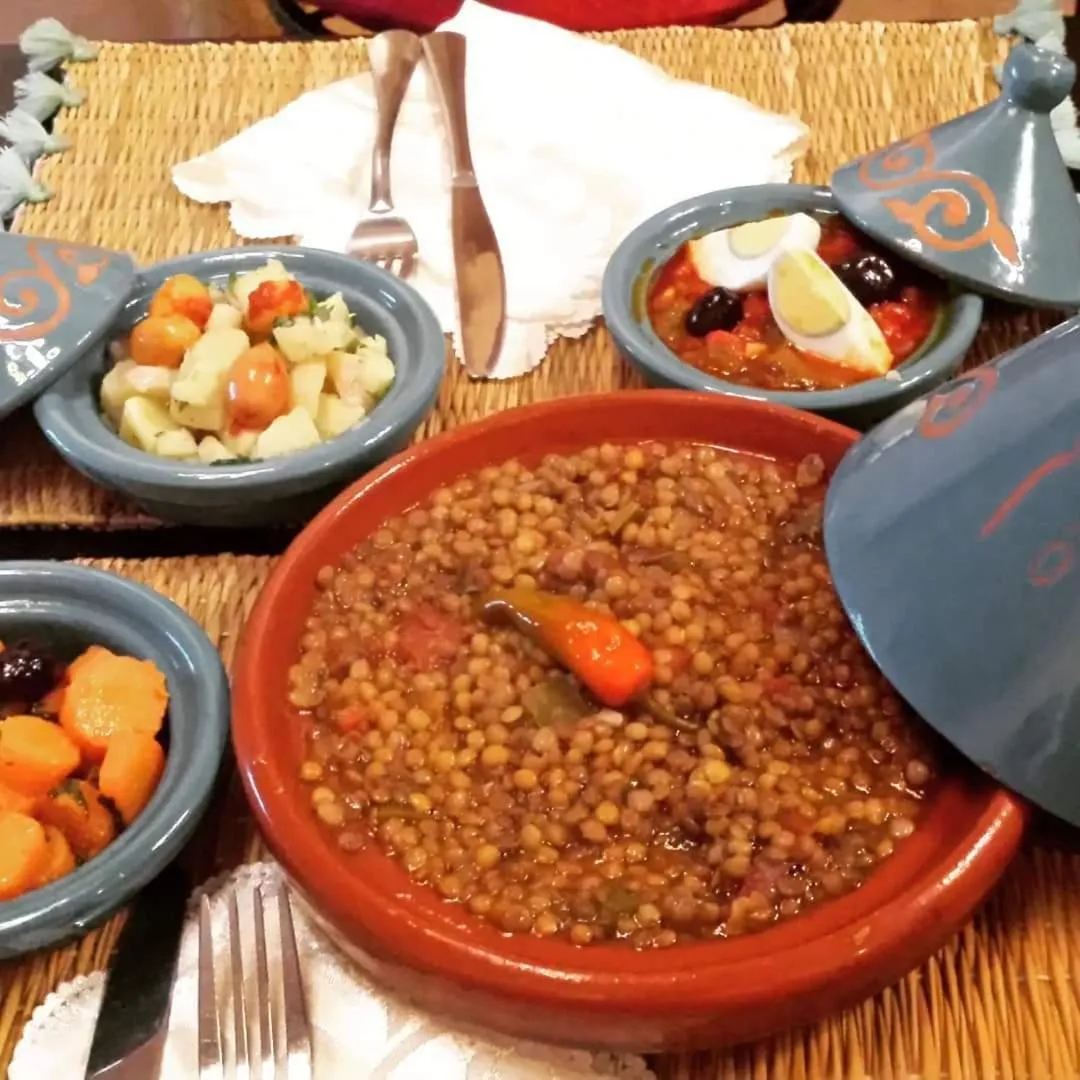 Food and drinks in Riad La Porte du Bouregreg
