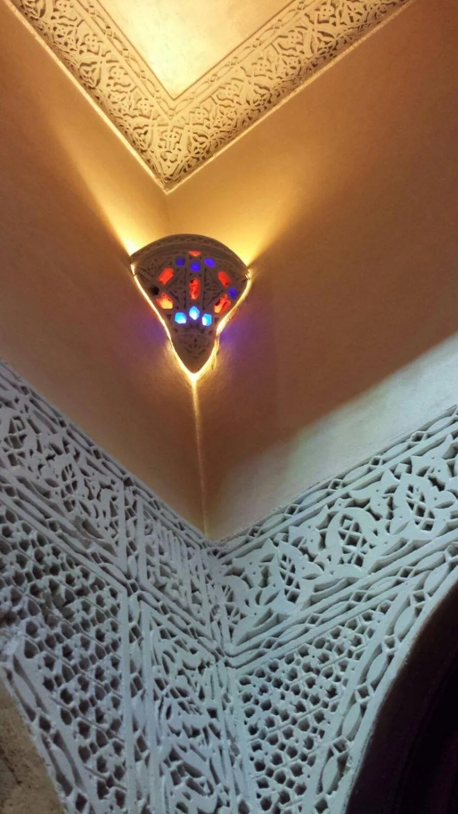 Decorative detail in Riad La Porte du Bouregreg