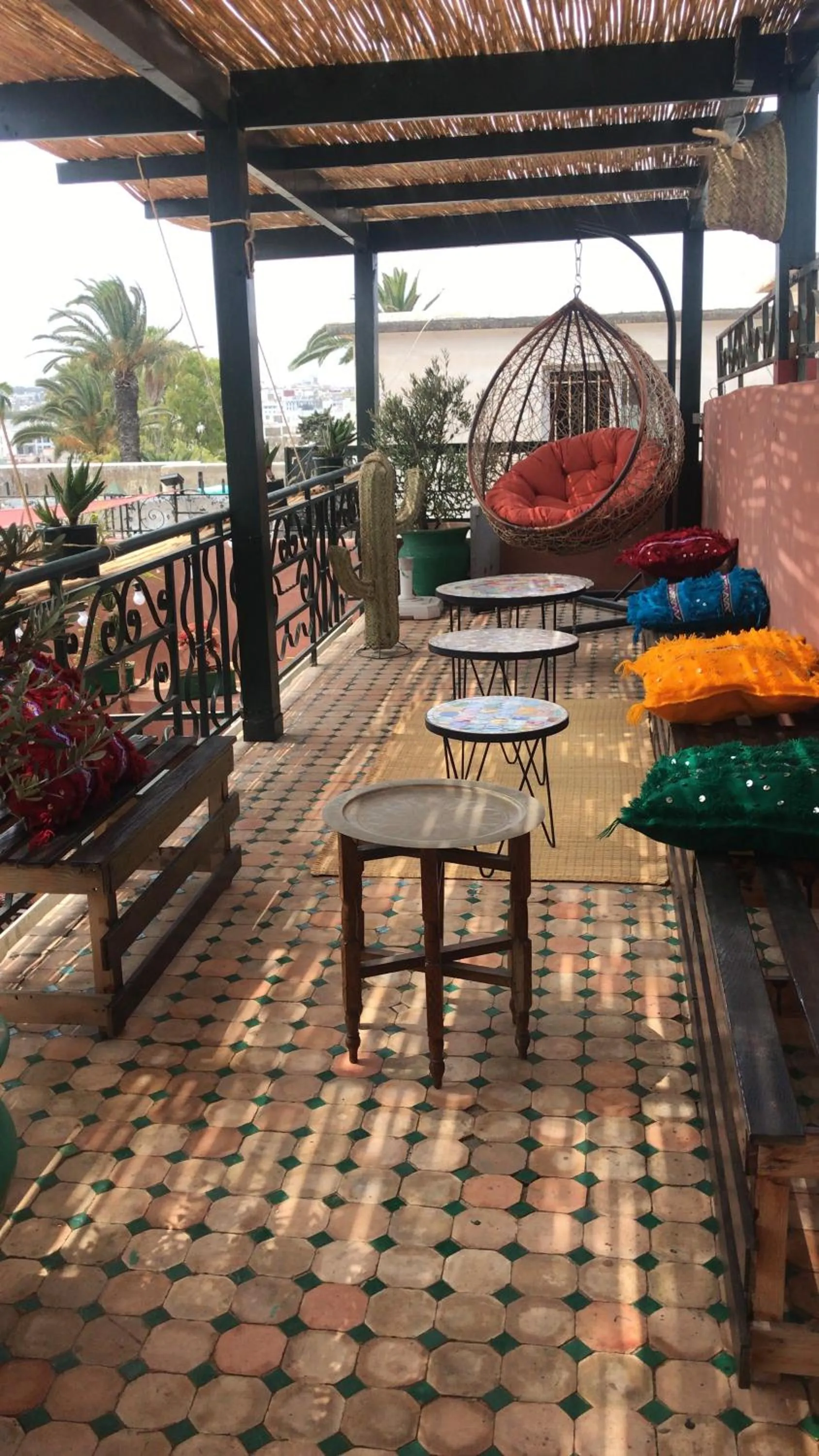 Balcony/Terrace in Riad La Porte du Bouregreg