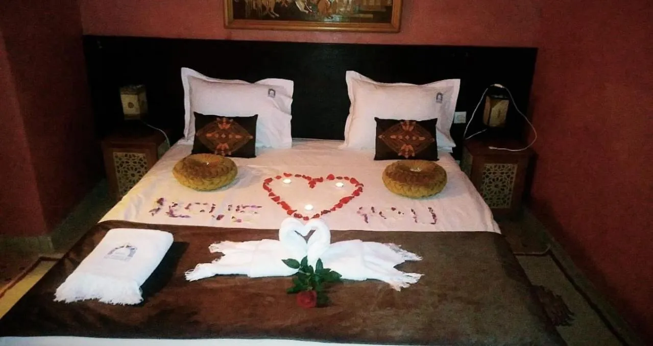 Bed in Riad La Porte du Bouregreg