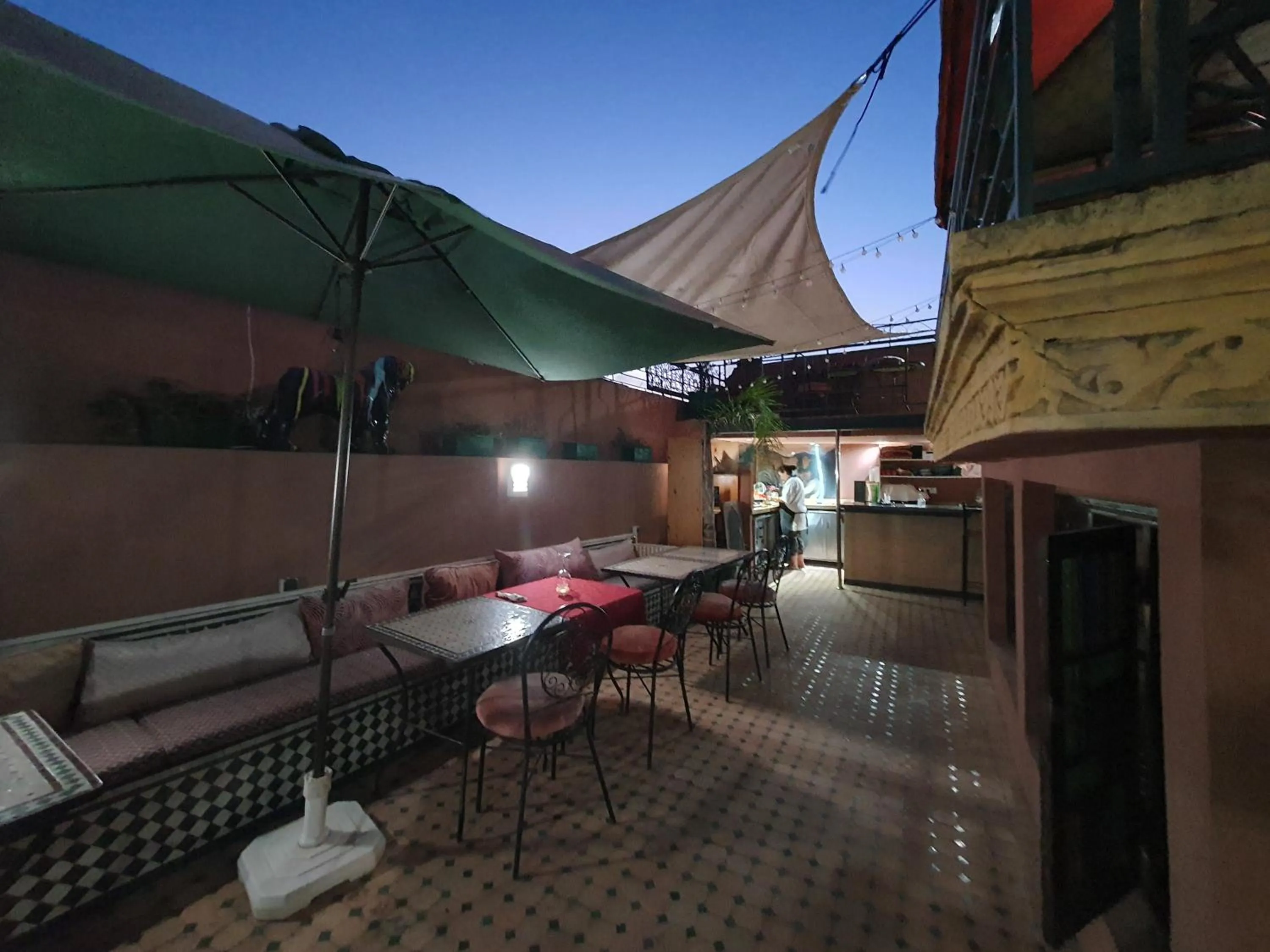 Restaurant/places to eat in Riad La Porte du Bouregreg