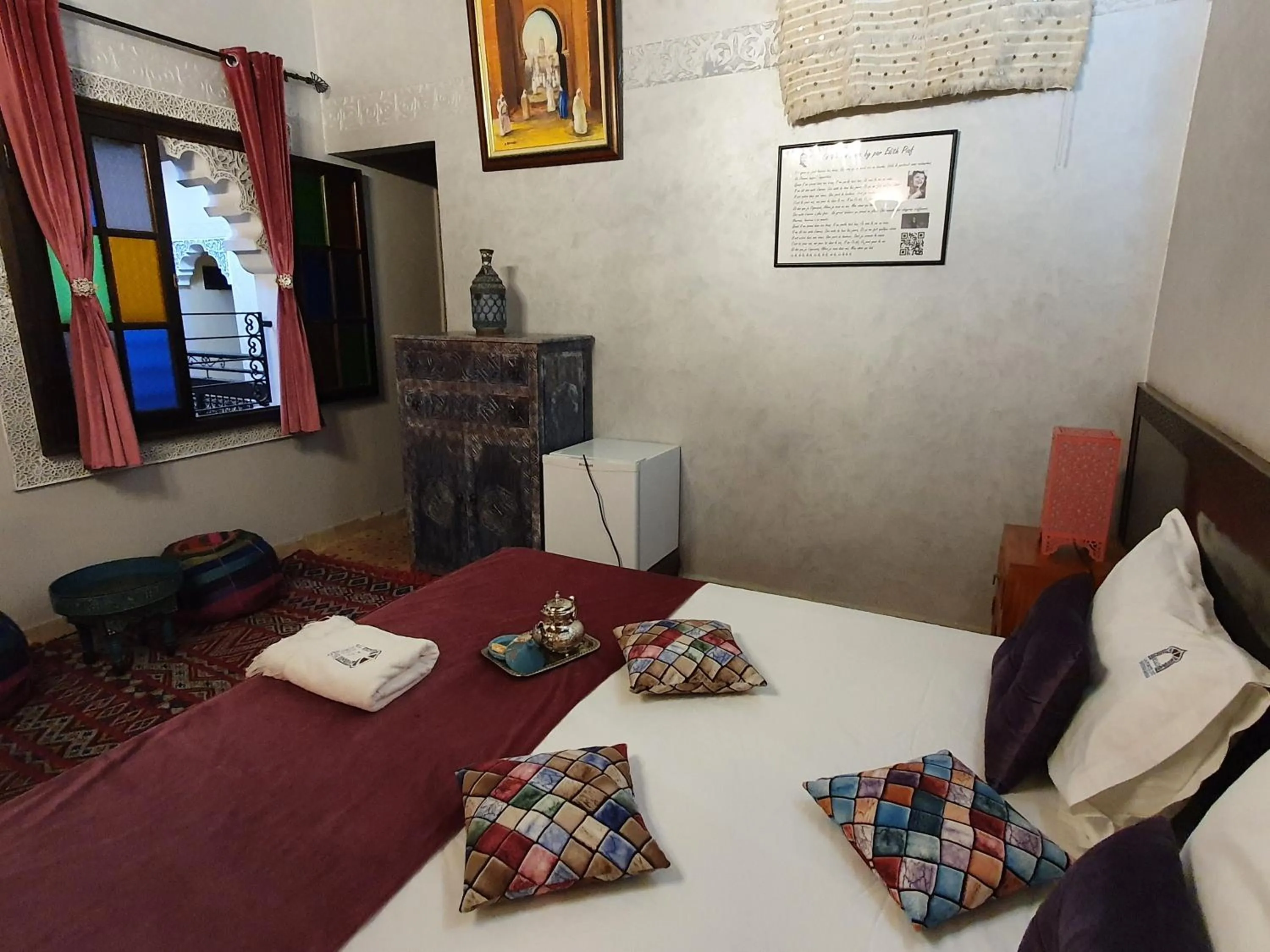 Bed in Riad La Porte du Bouregreg