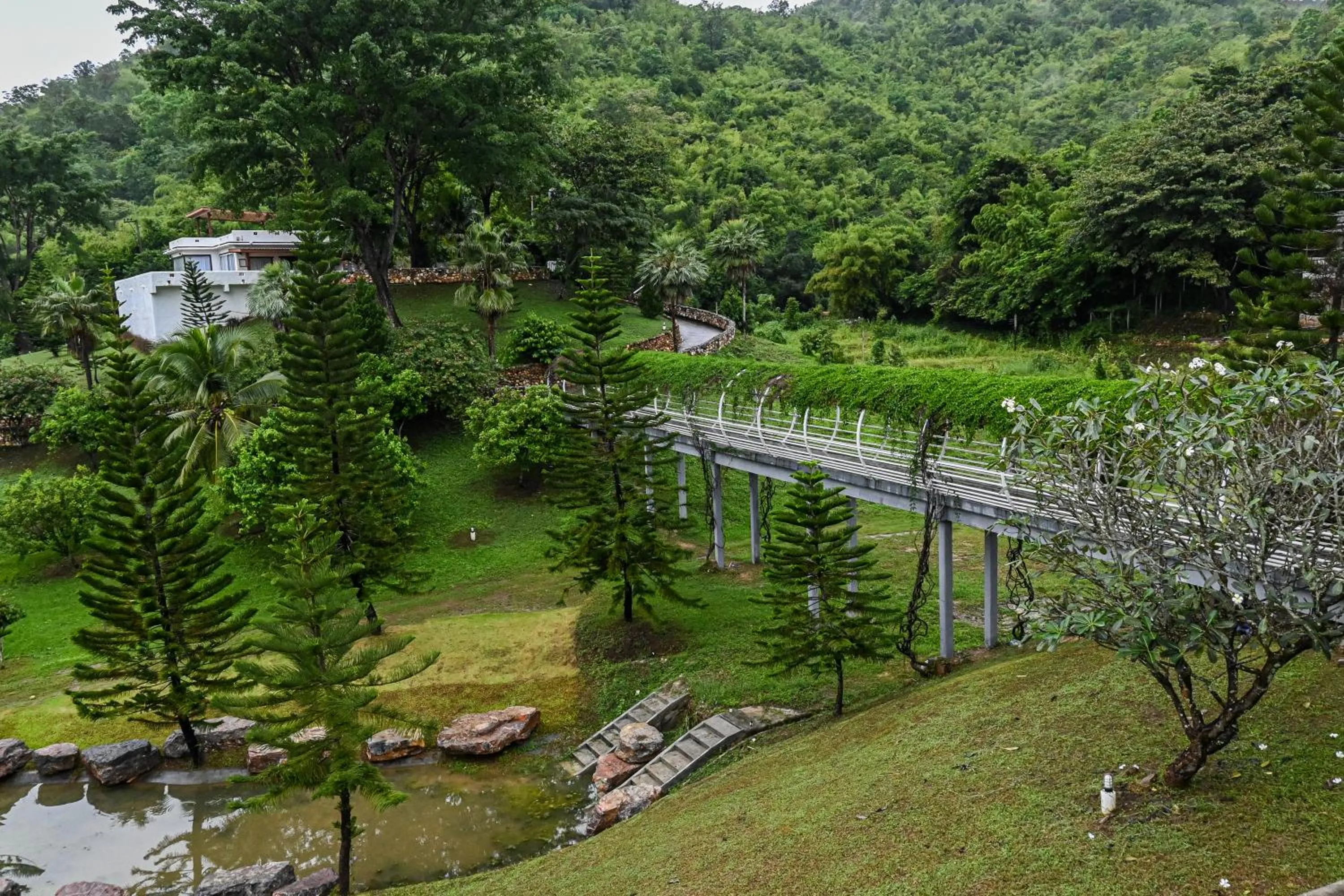 Natural landscape in Swiss Valley Hip Resort