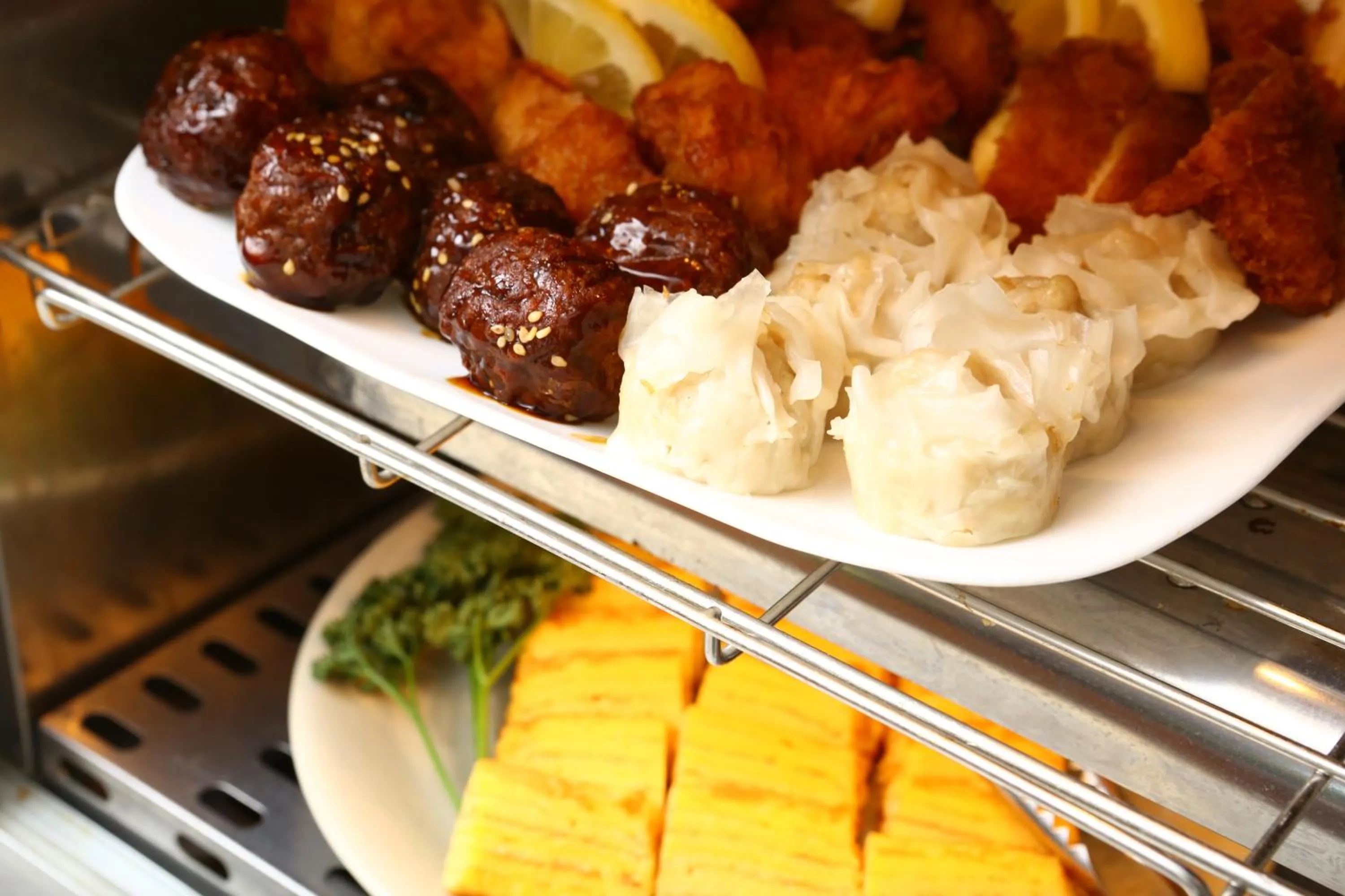 Buffet breakfast in Chino Sky View Hotel