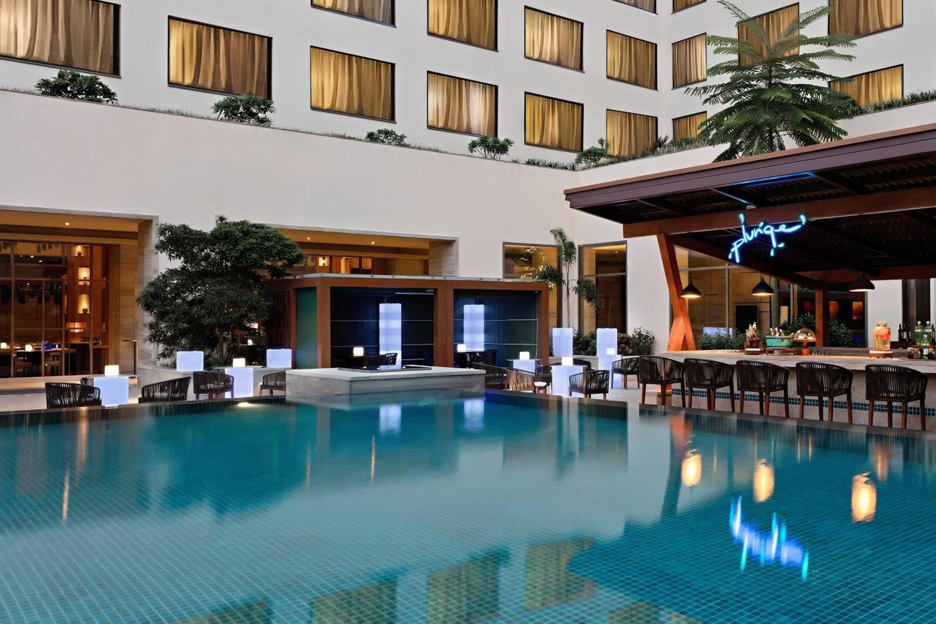 Swimming pool in Sheraton Grand Bengaluru Whitefield Hotel & Convention Center