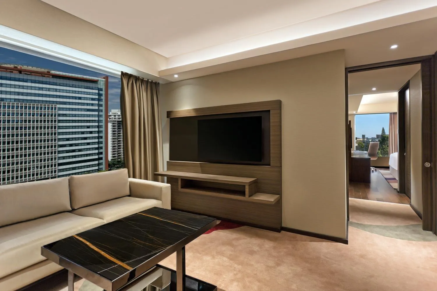 Living room in Sheraton Grand Bengaluru Whitefield Hotel & Convention Center