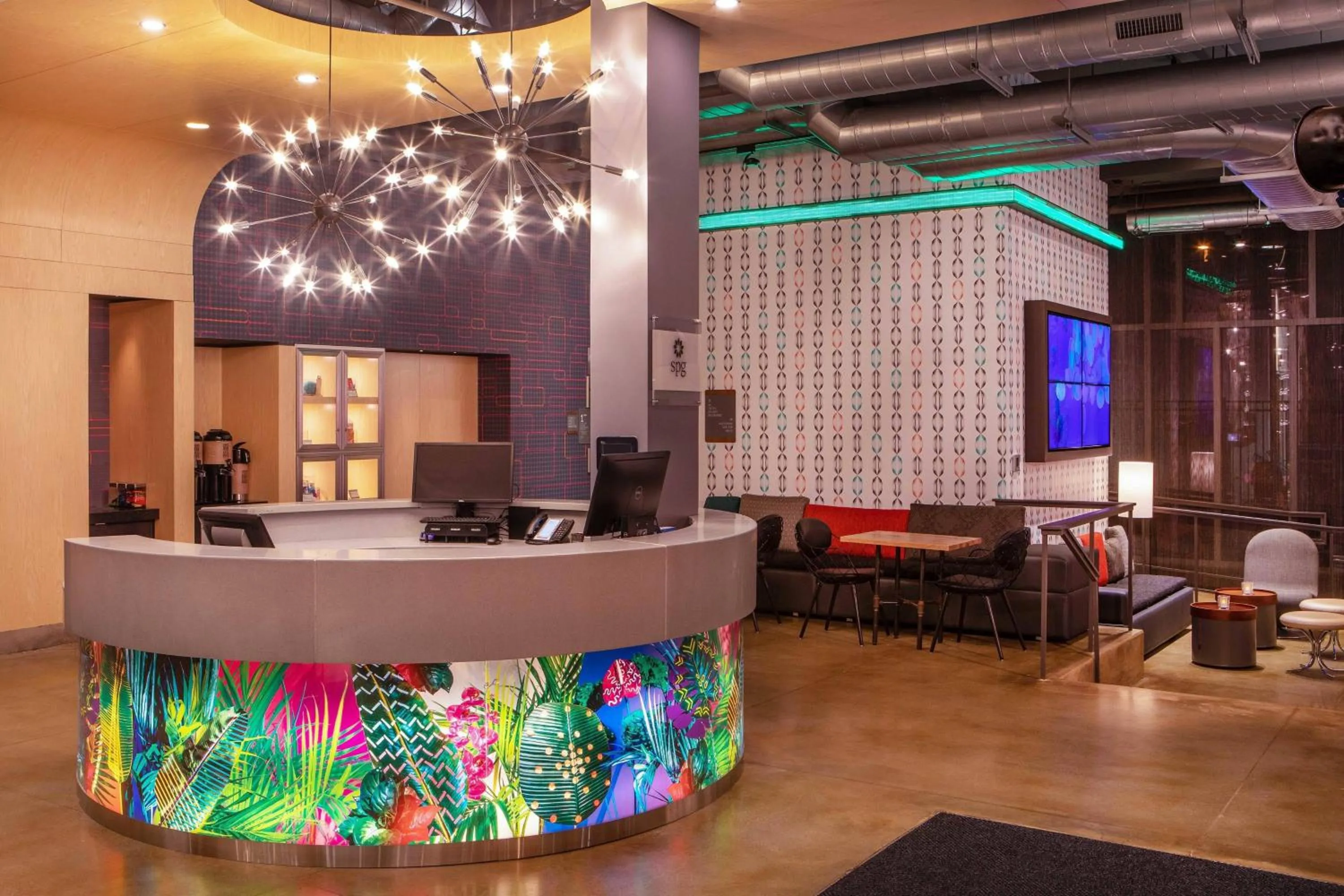 Lobby or reception in Aloft Alpharetta