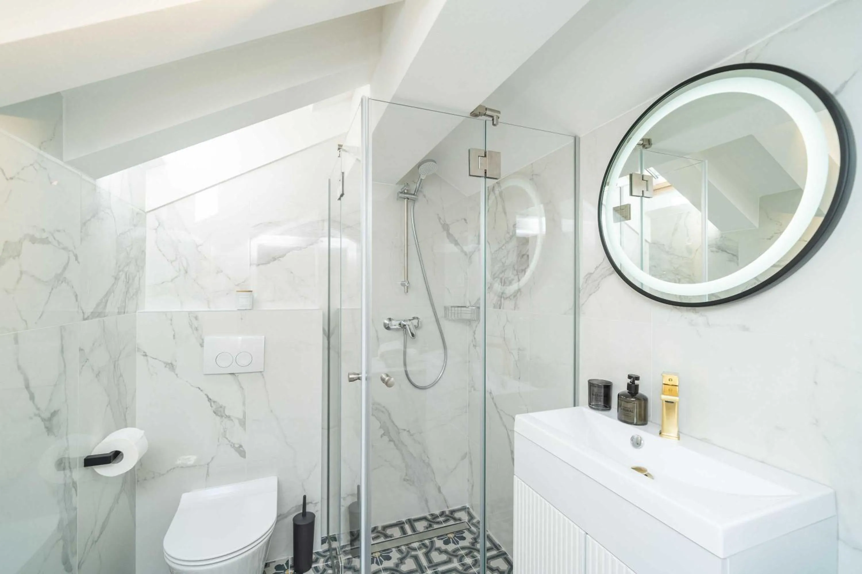 Bathroom in Apartments Villa Aura - Adult Only