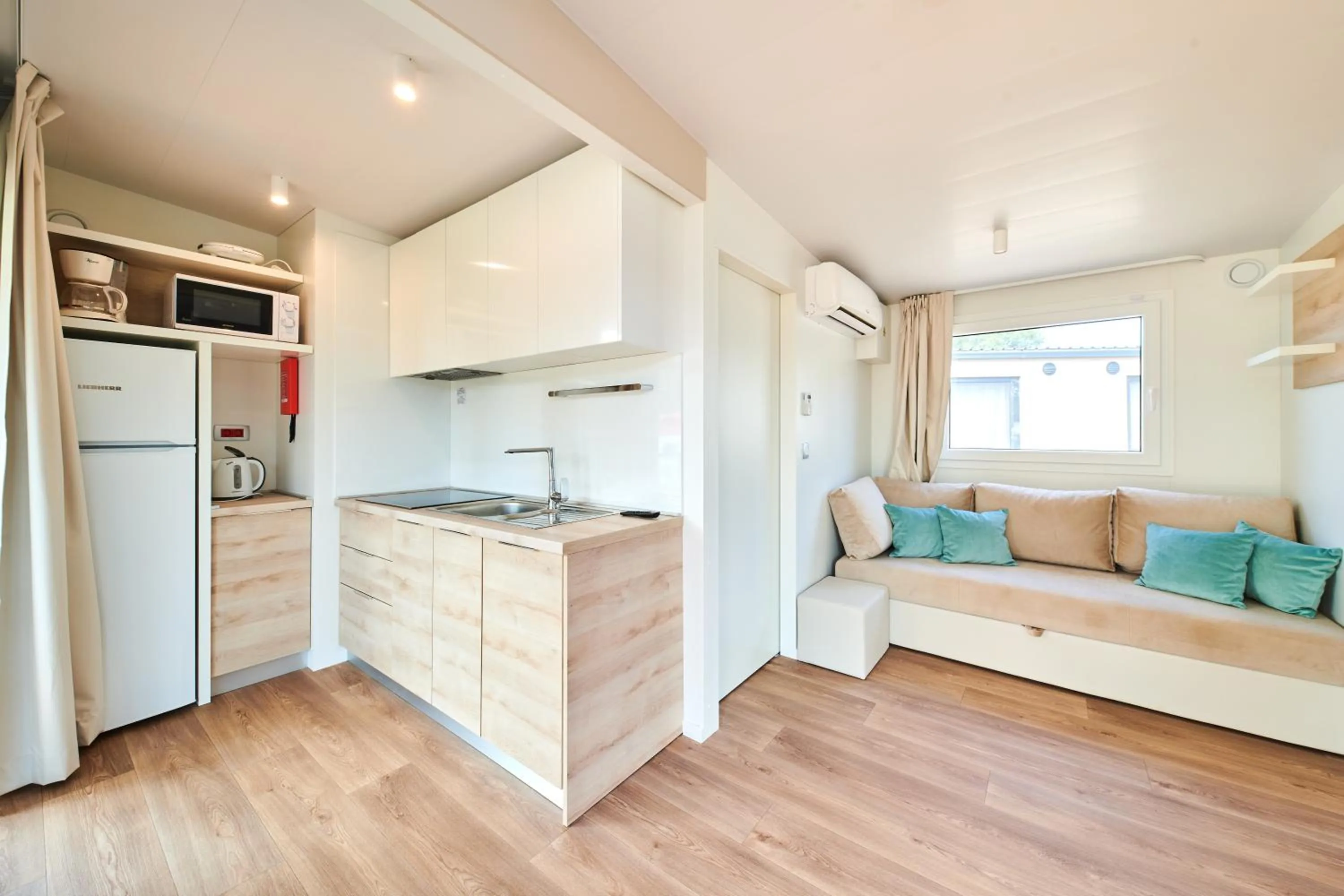 Kitchen or kitchenette in Camping Stella Maris Mobile Homes