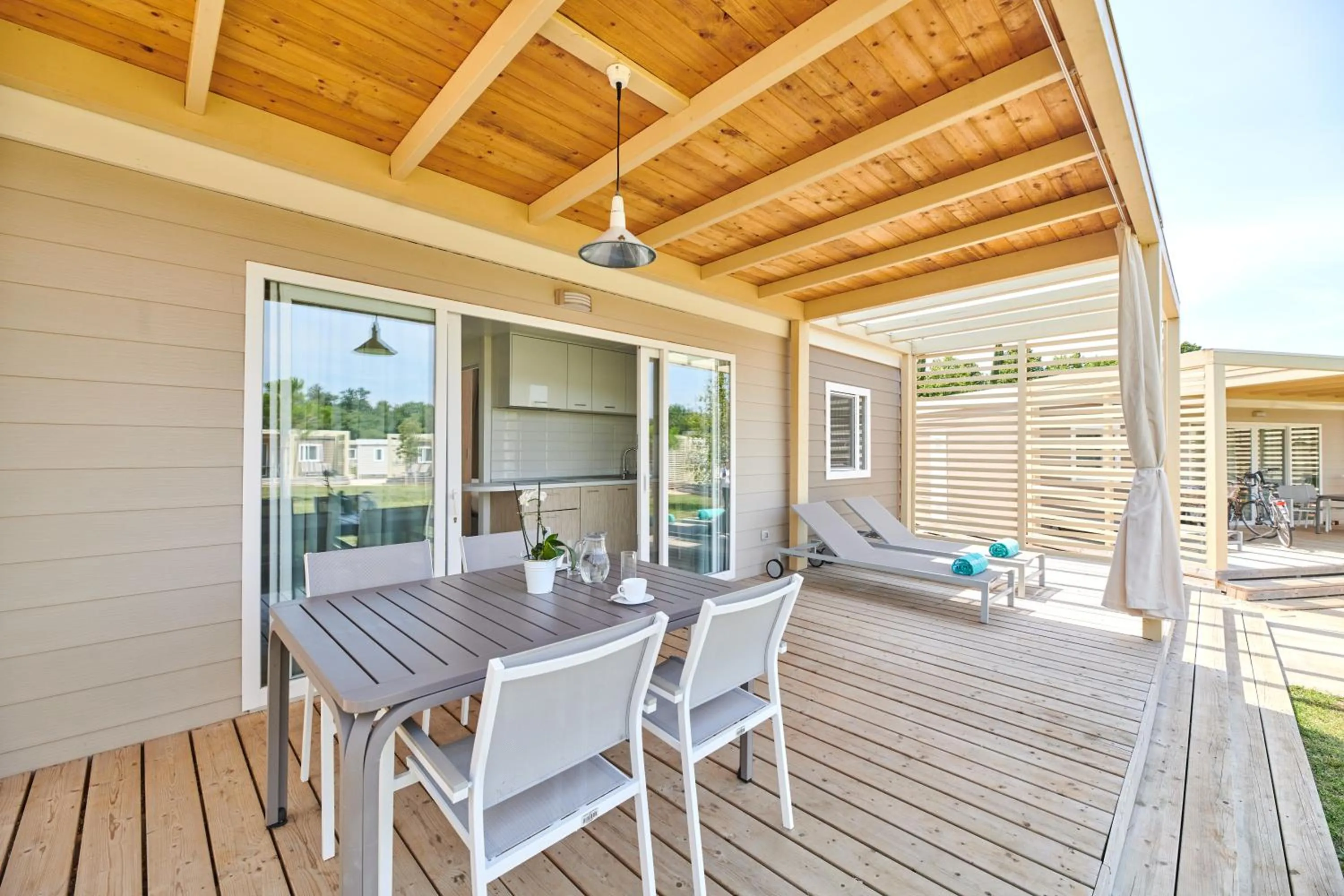 Balcony/Terrace in Camping Stella Maris Mobile Homes