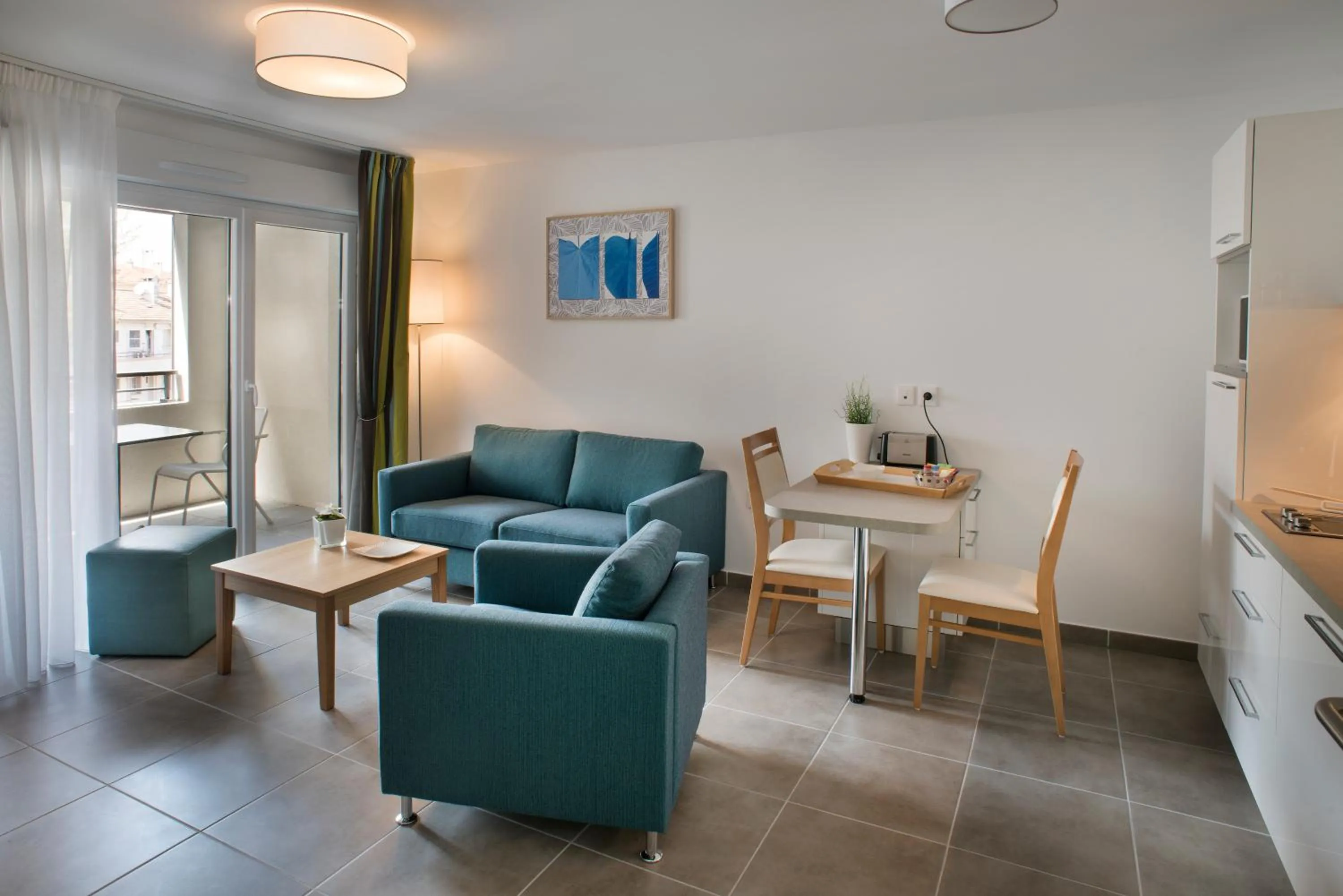 Living room in Domitys La Palombine