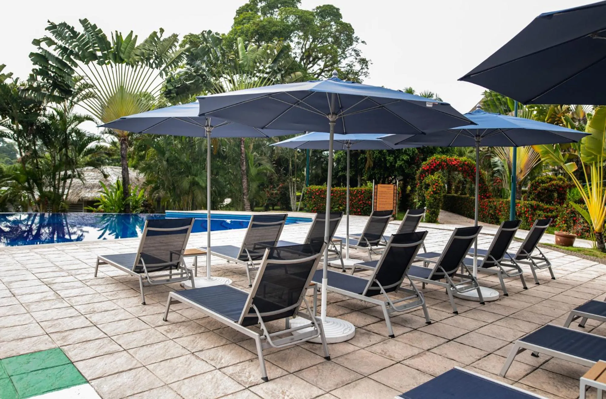 Swimming pool in Hotel Villa Mercedes Palenque