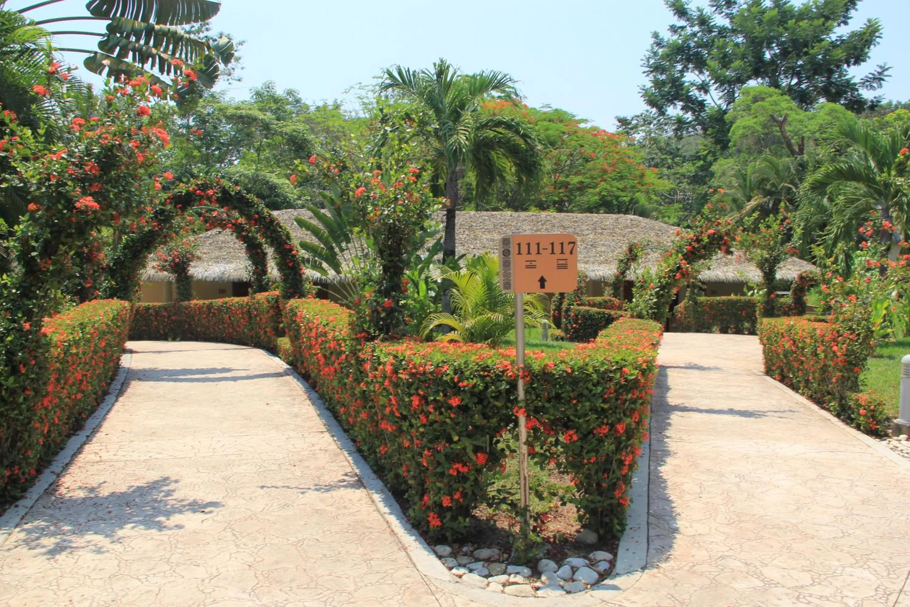 Garden in Hotel Villa Mercedes Palenque