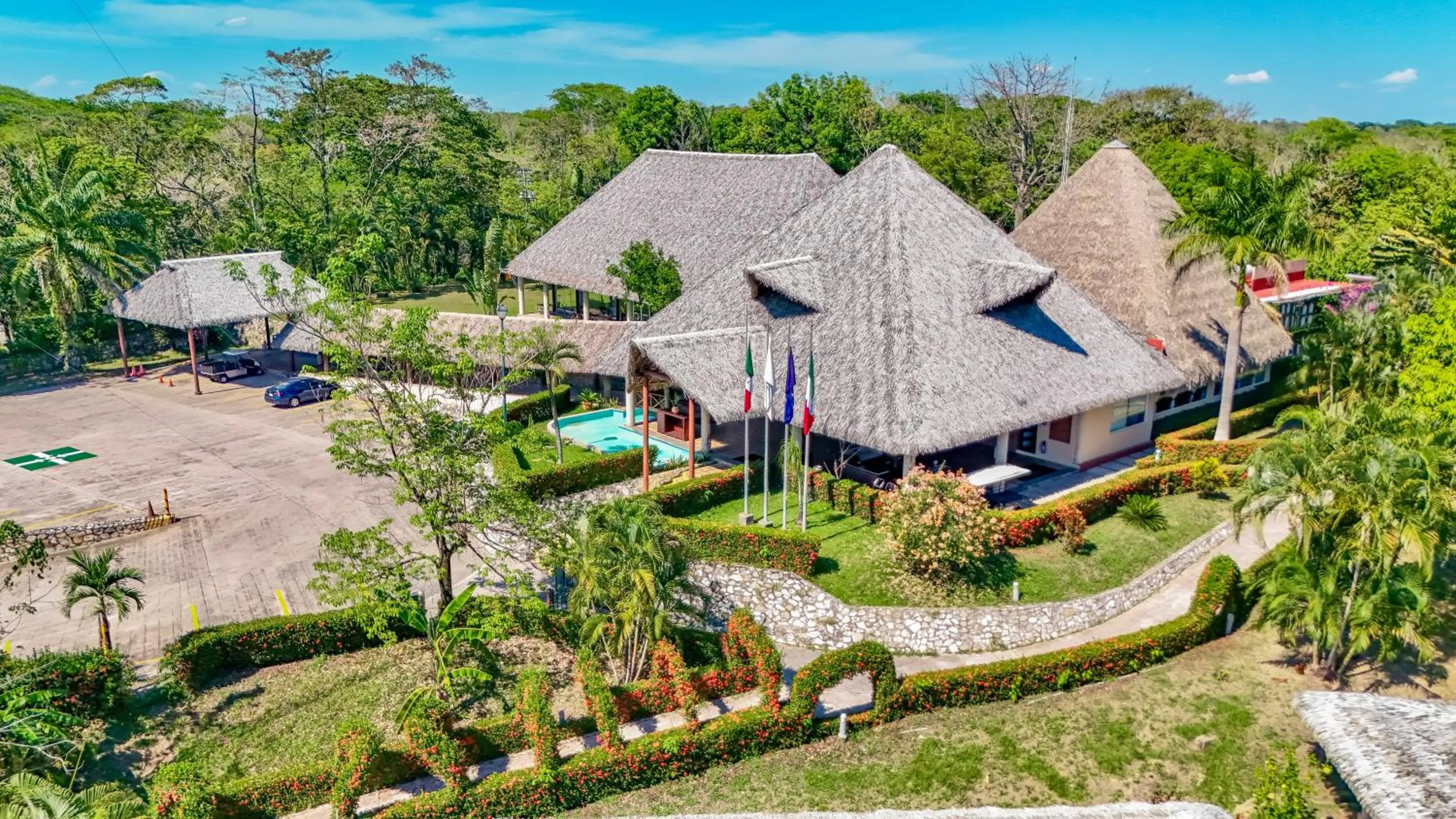 Garden in Hotel Villa Mercedes Palenque