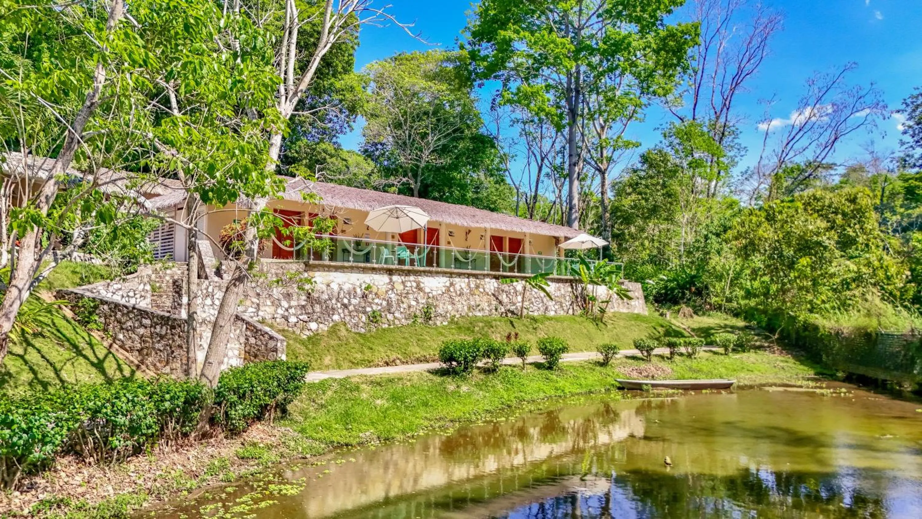 Garden in Hotel Villa Mercedes Palenque