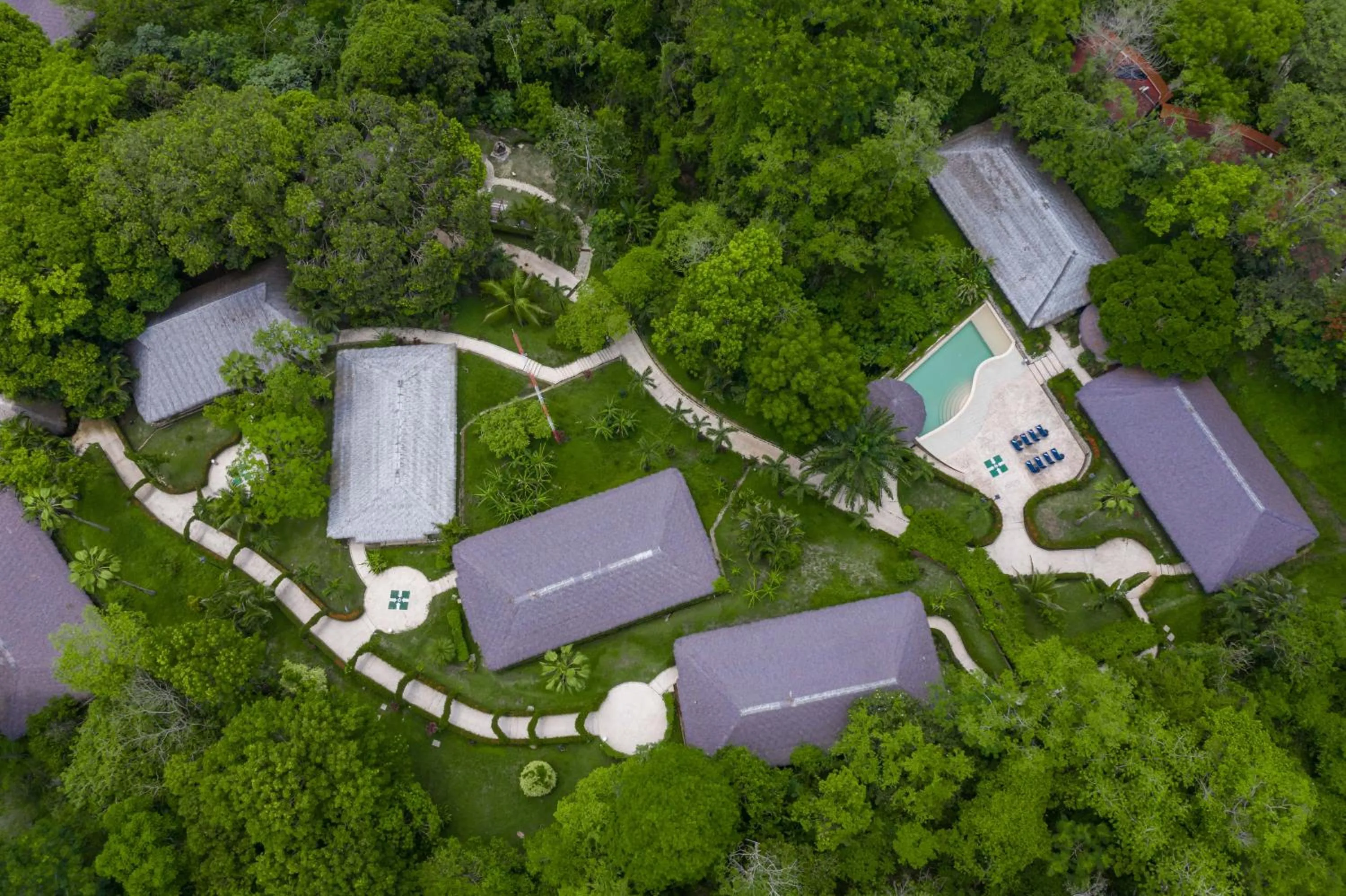 Swimming pool in Hotel Villa Mercedes Palenque