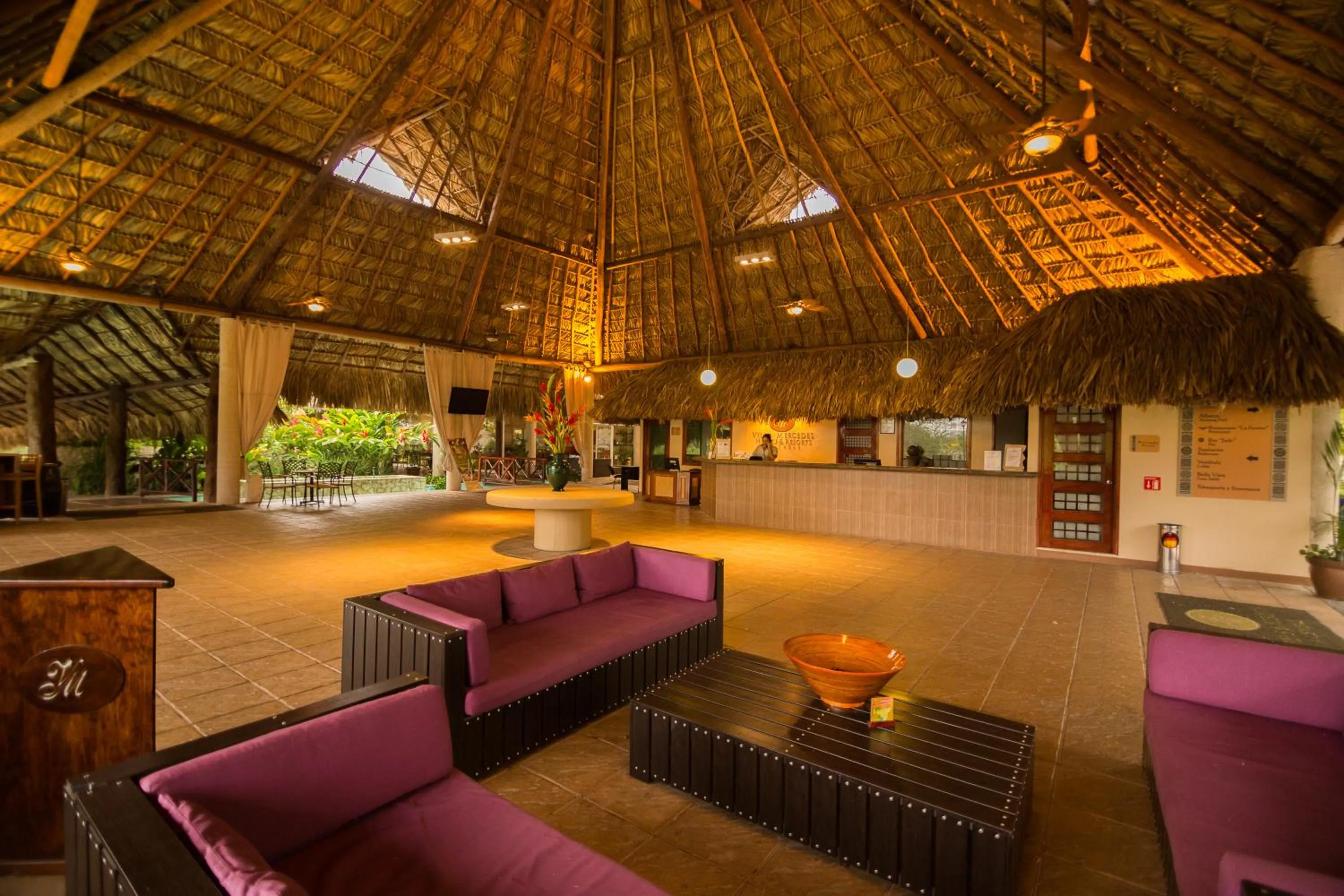 Facade/entrance in Hotel Villa Mercedes Palenque