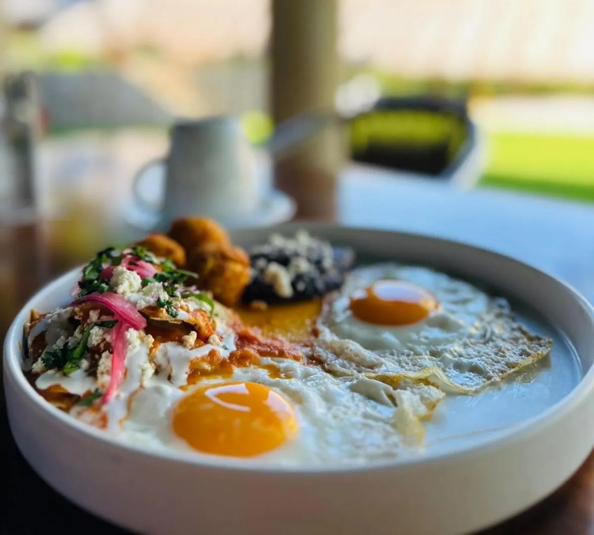 Breakfast in Hotel Villa Mercedes Palenque
