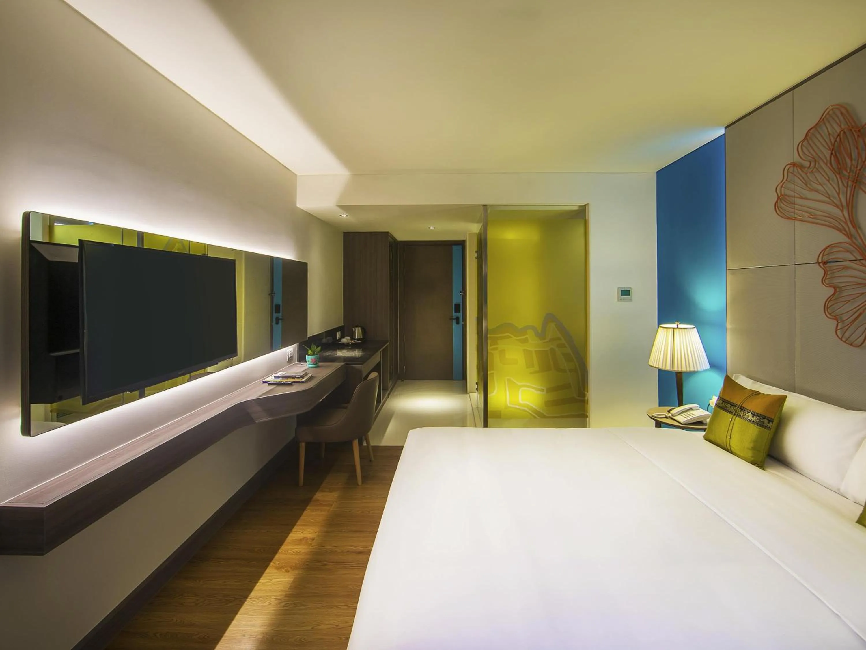 Bedroom, Bed in ibis Styles Siem Reap