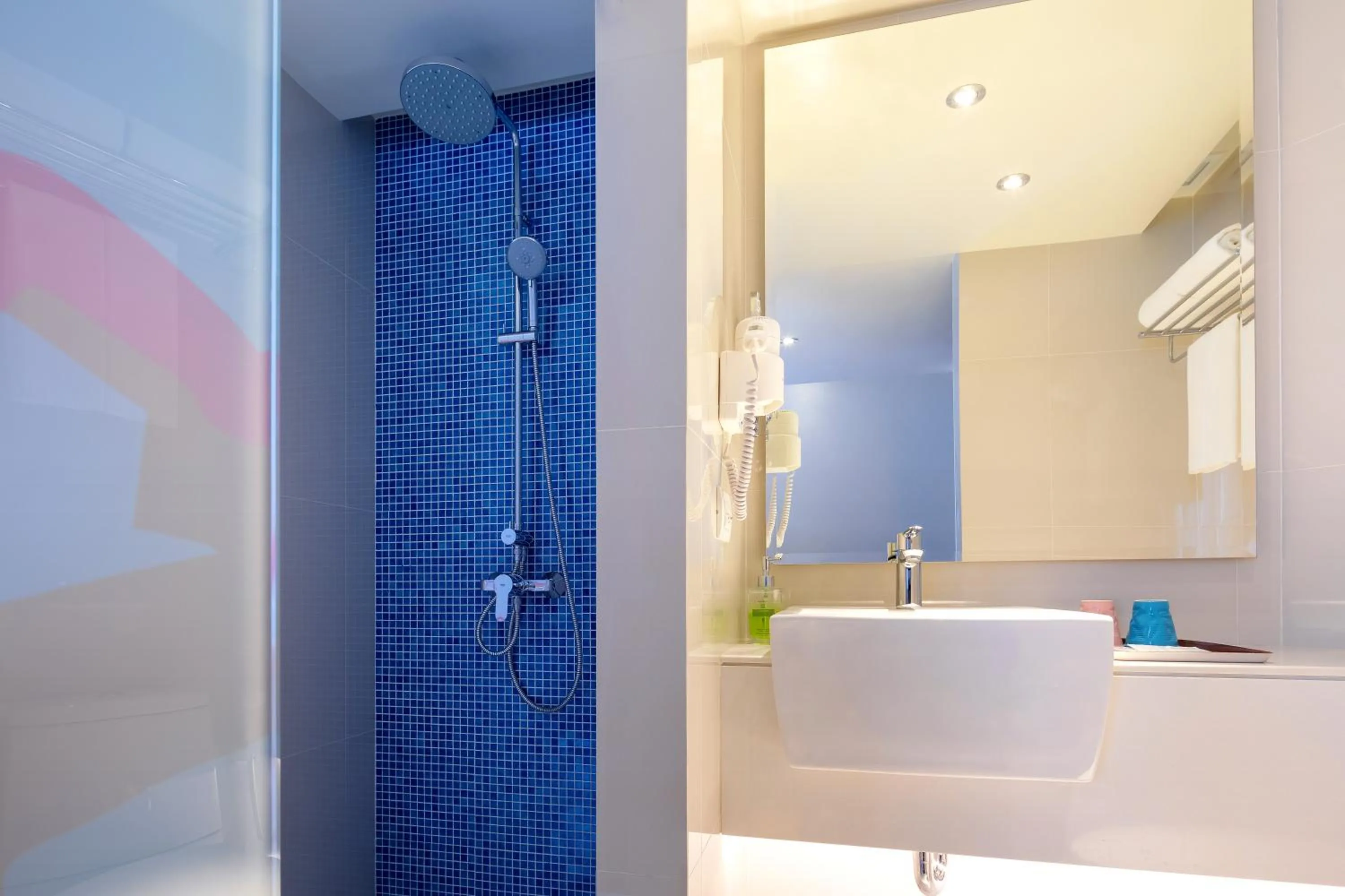 Bathroom in ibis Styles Siem Reap