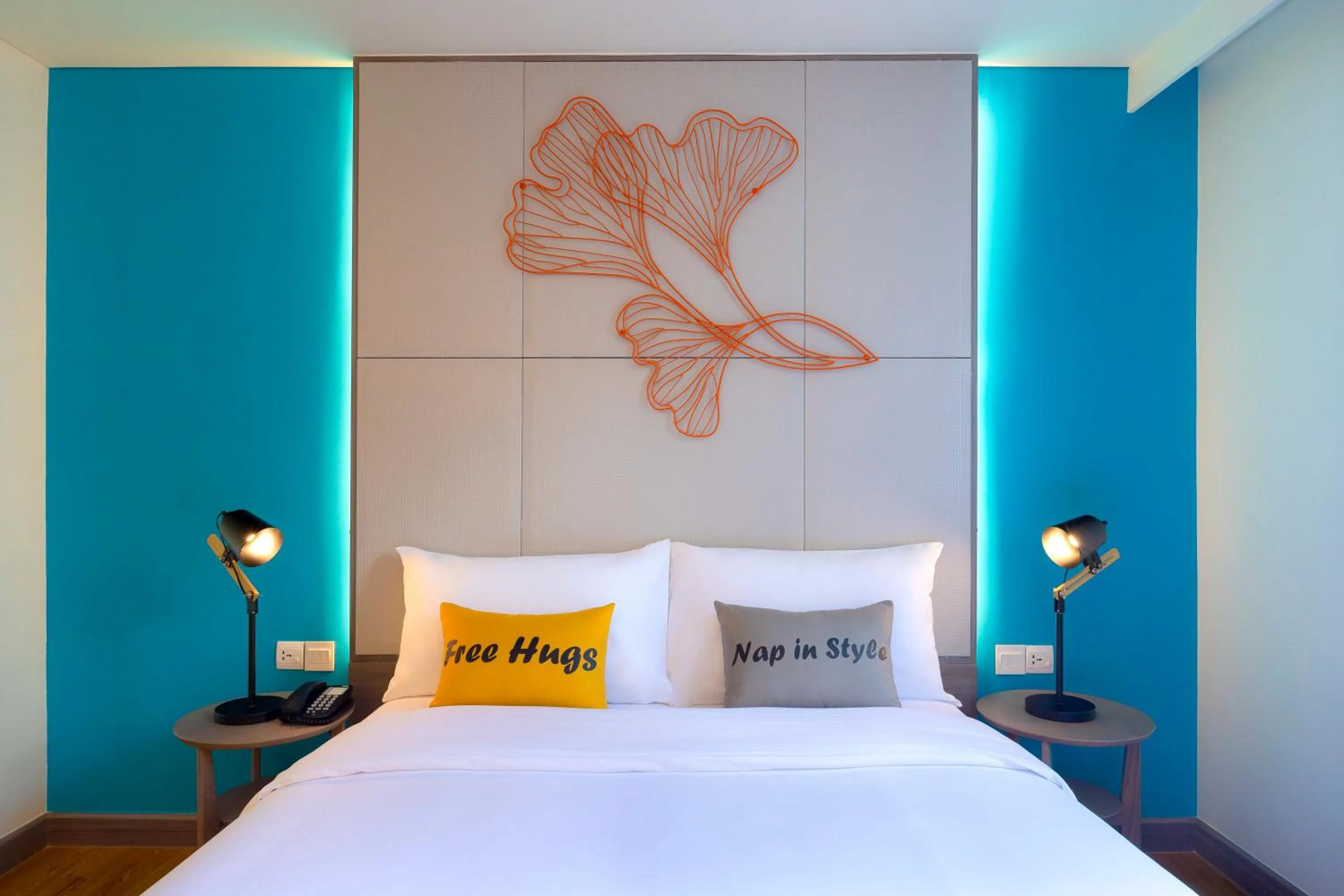 Bed in ibis Styles Siem Reap