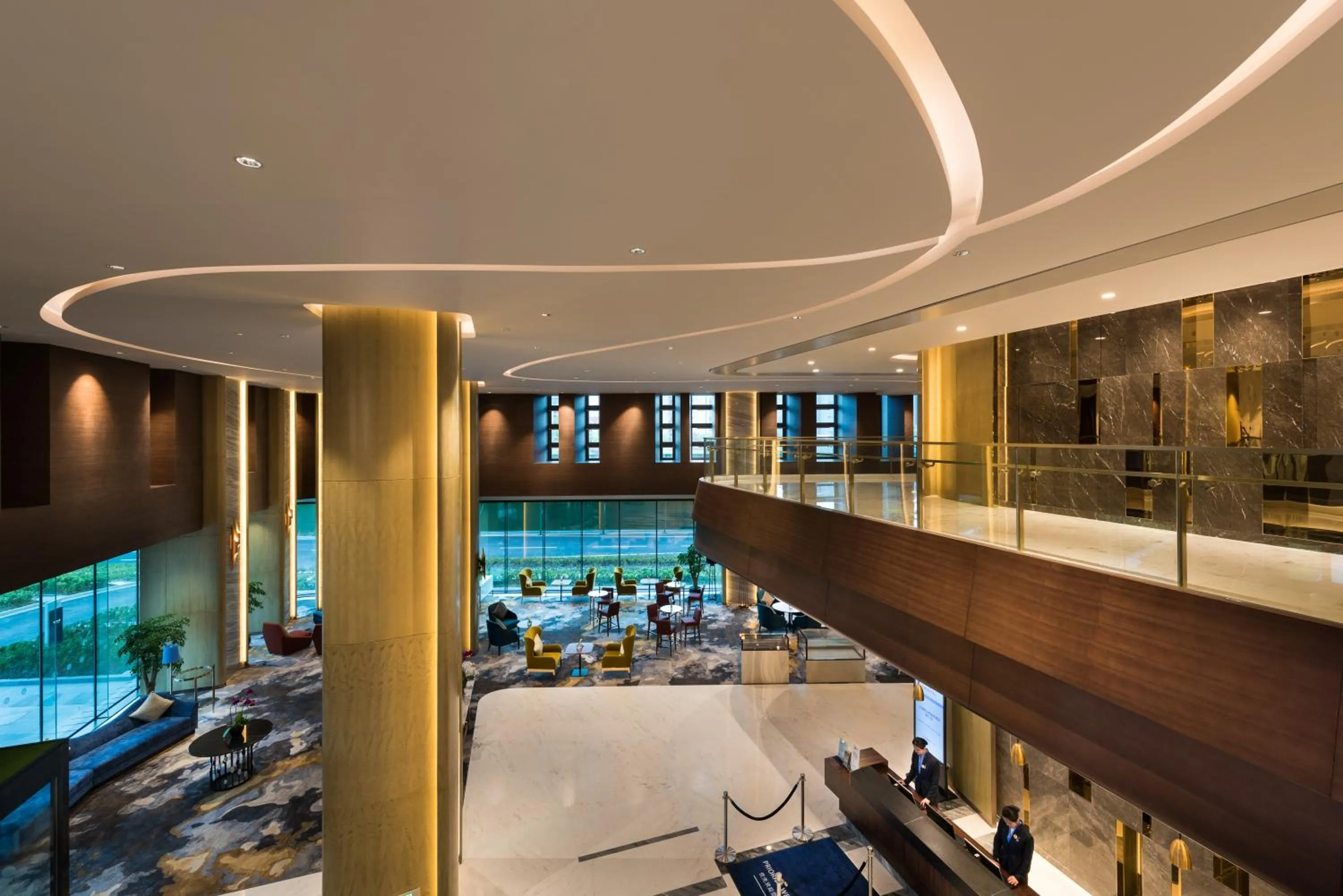 Lobby or reception in Novotel Shanghai Hongqiao