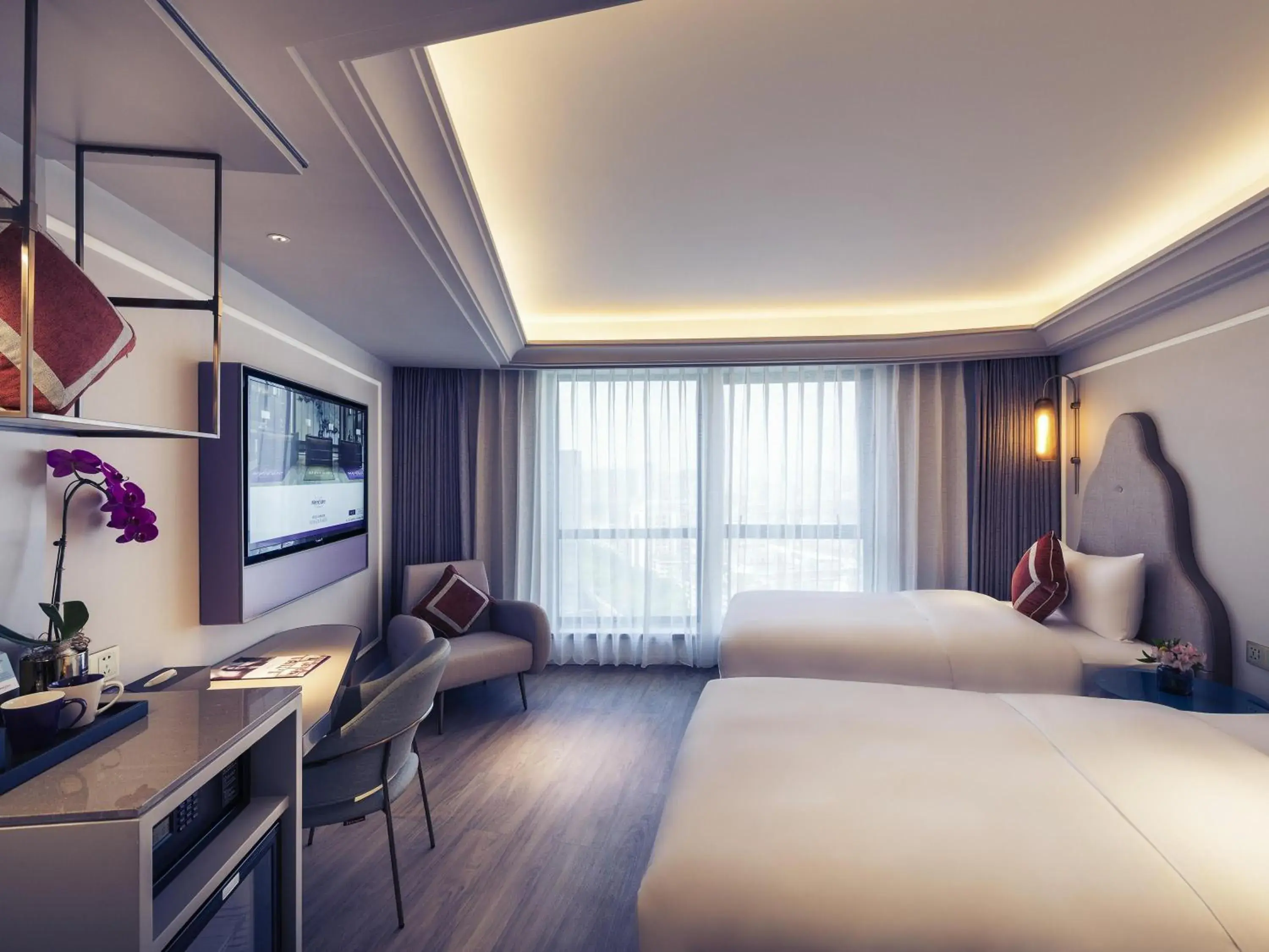 Deluxe Twin Room in Mercure Hangzhou West Lake Deluxe Twin Room in Mercure Hangzhou West Lake