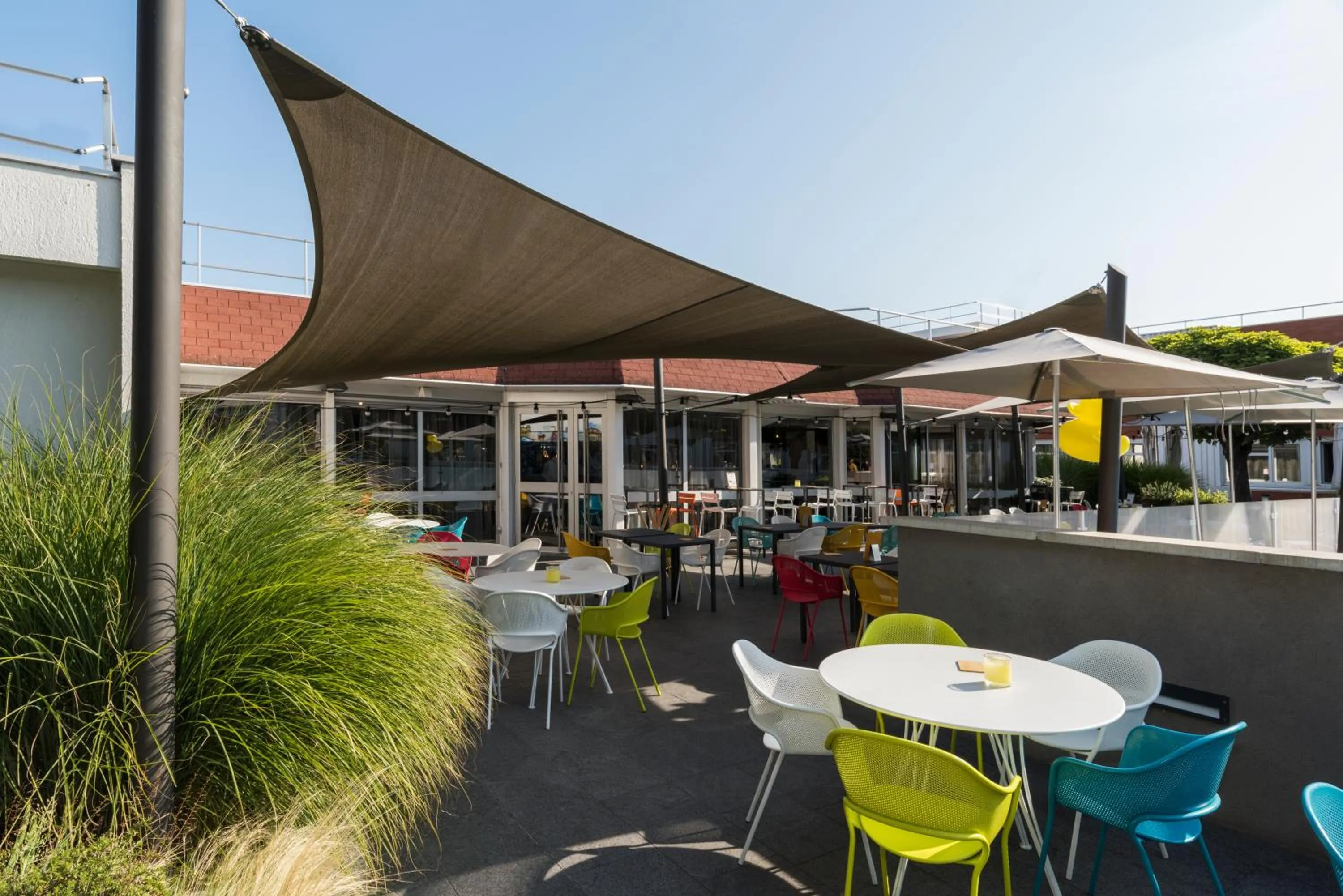 Balcony/Terrace in ibis Styles Lyon Bron Eurexpo
