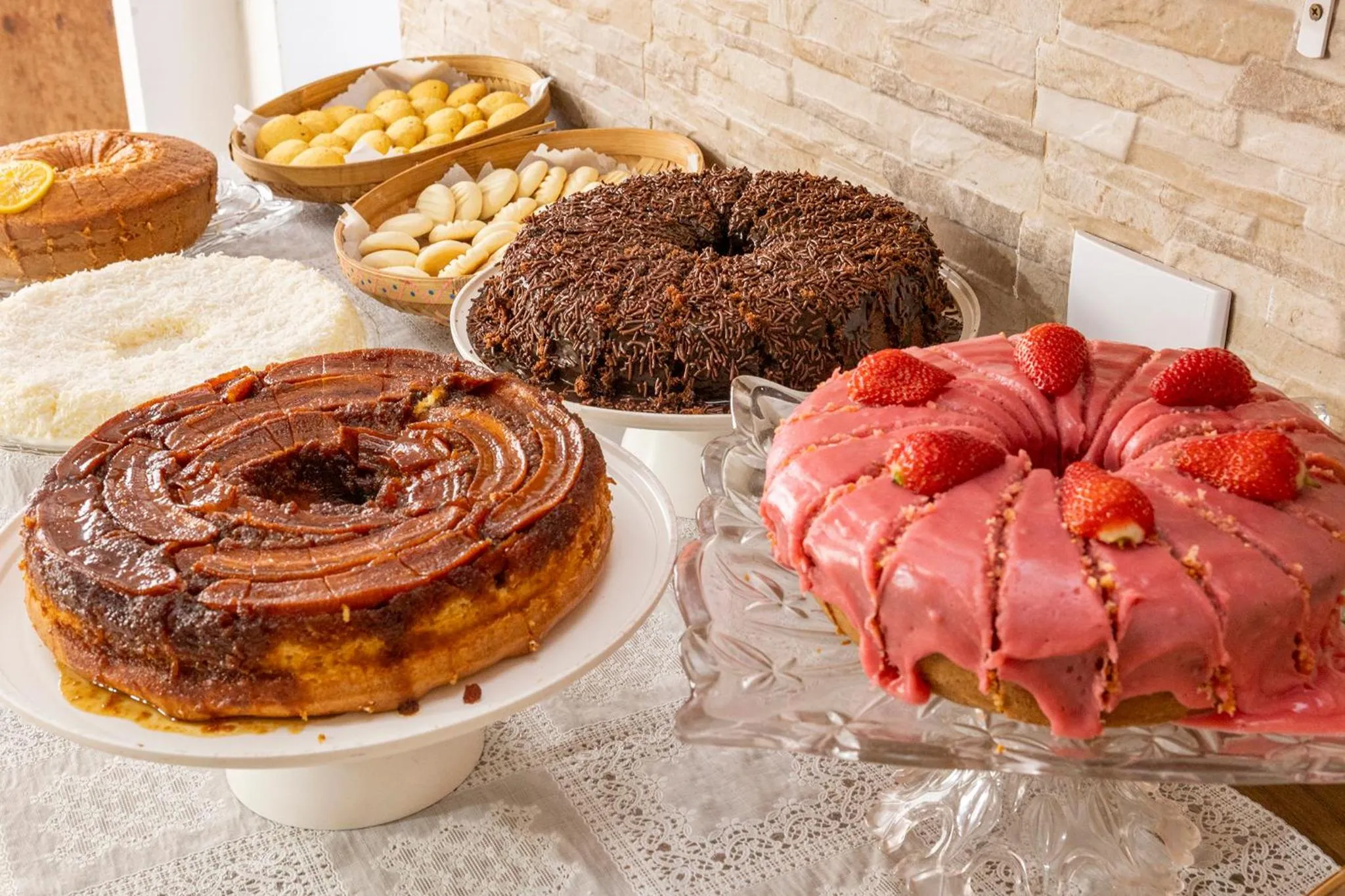 Breakfast in Pousada Bonns Ventos