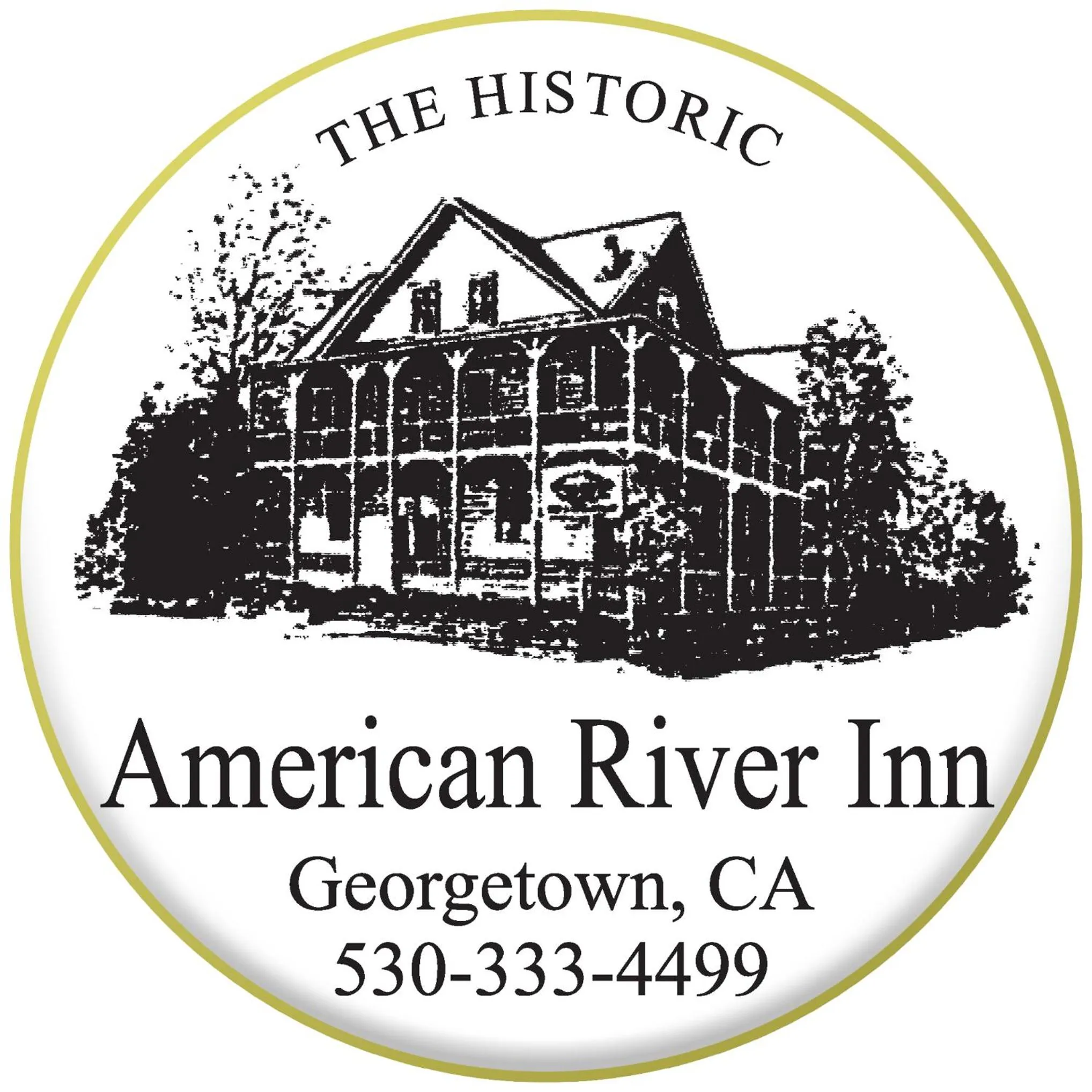 Property logo or sign in American River Inn
