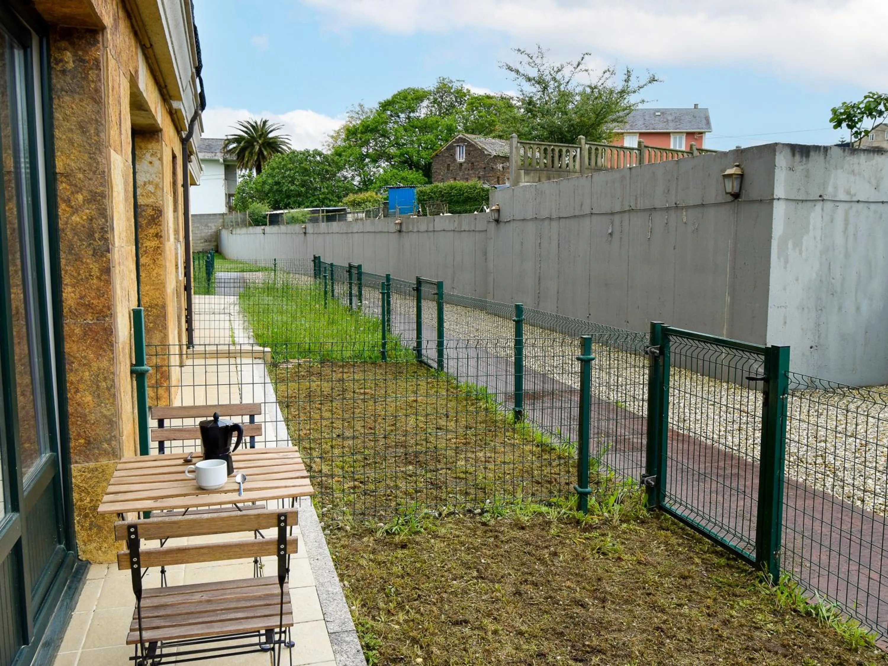 Patio in Alojamientos Playa de las Catedrales 3000
