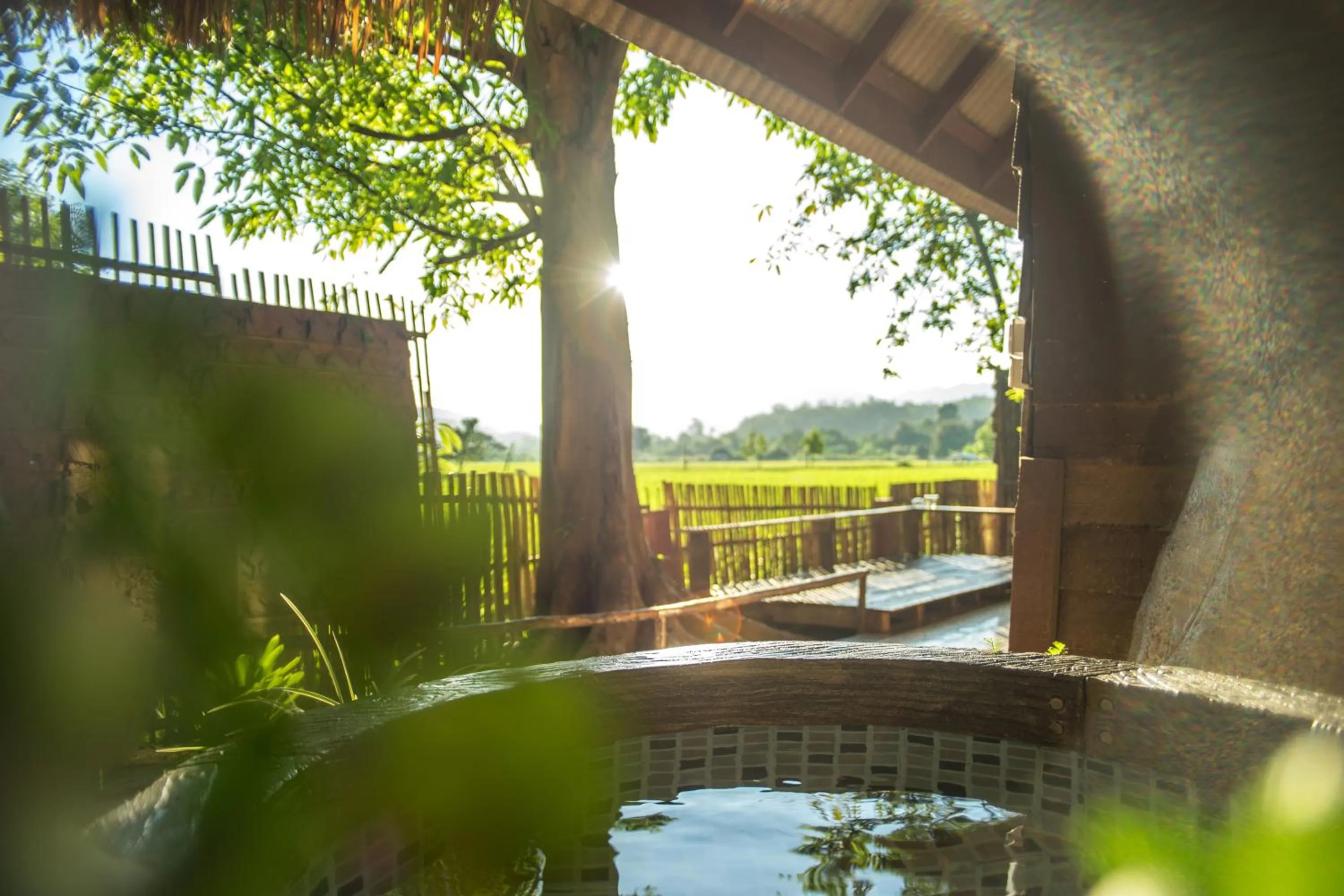 Hot Spring Bath in Kalm Pai