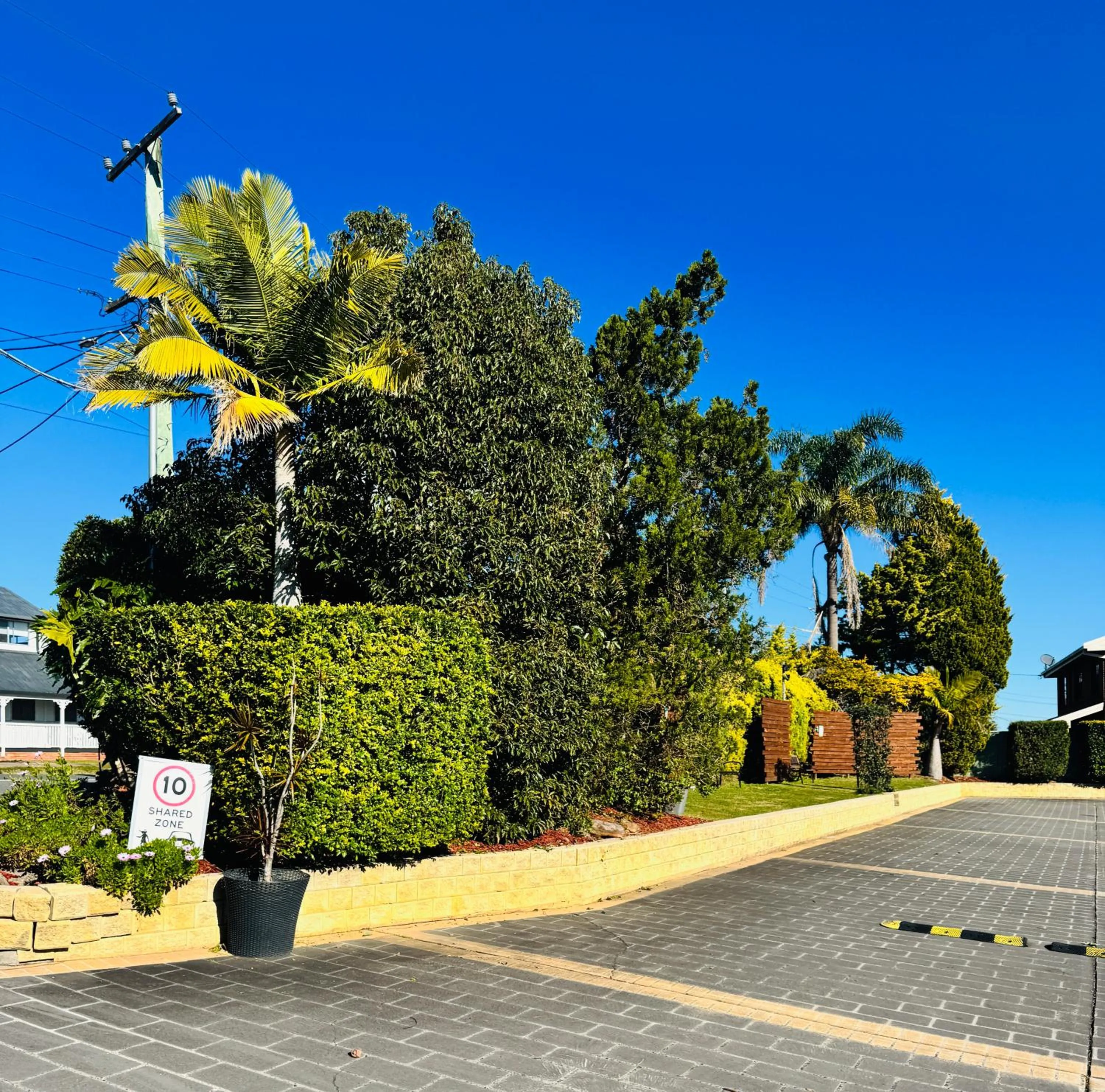 Garden in Jetty Motel The Entrance