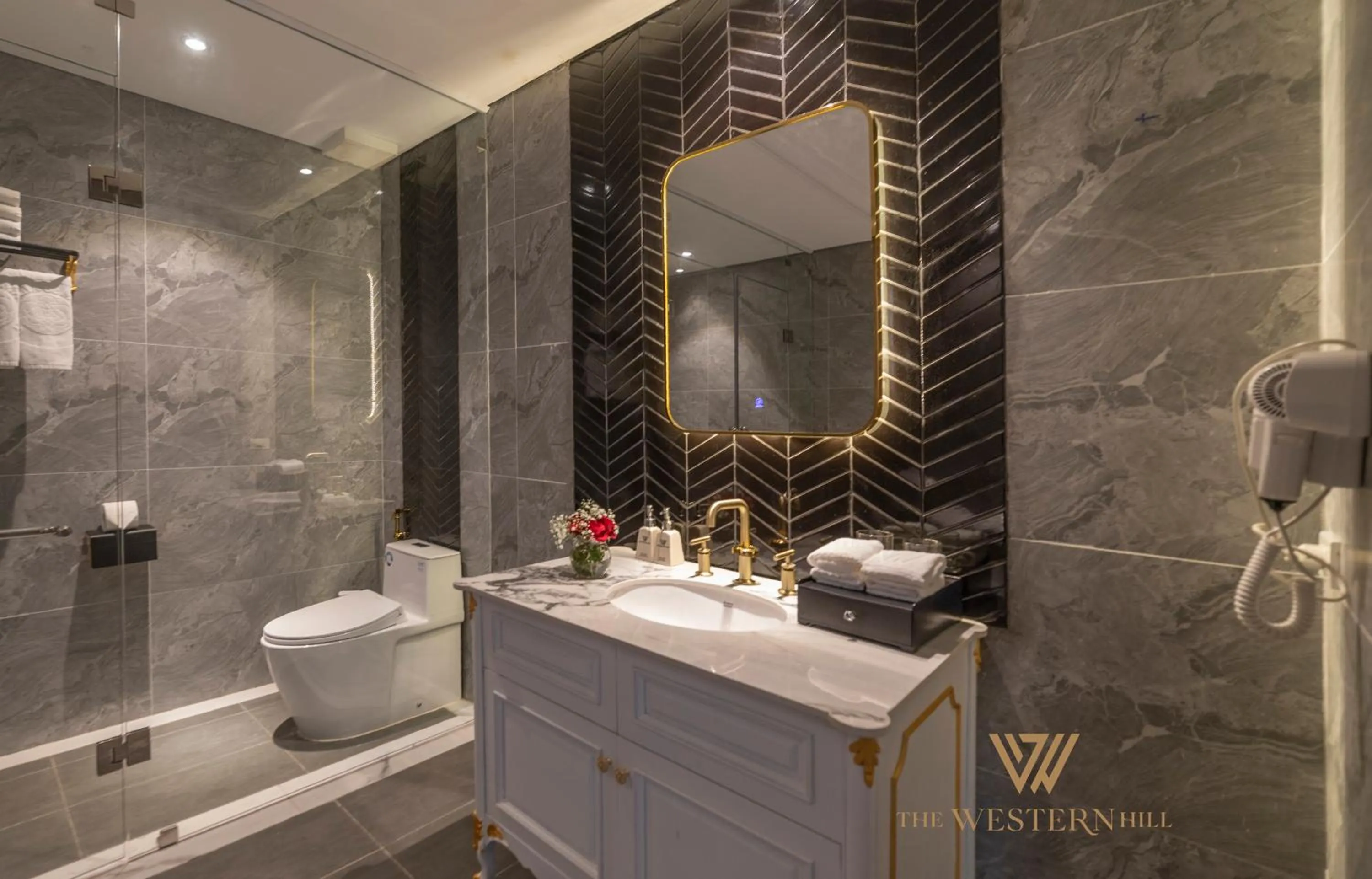 Bathroom in River Prince Hotel