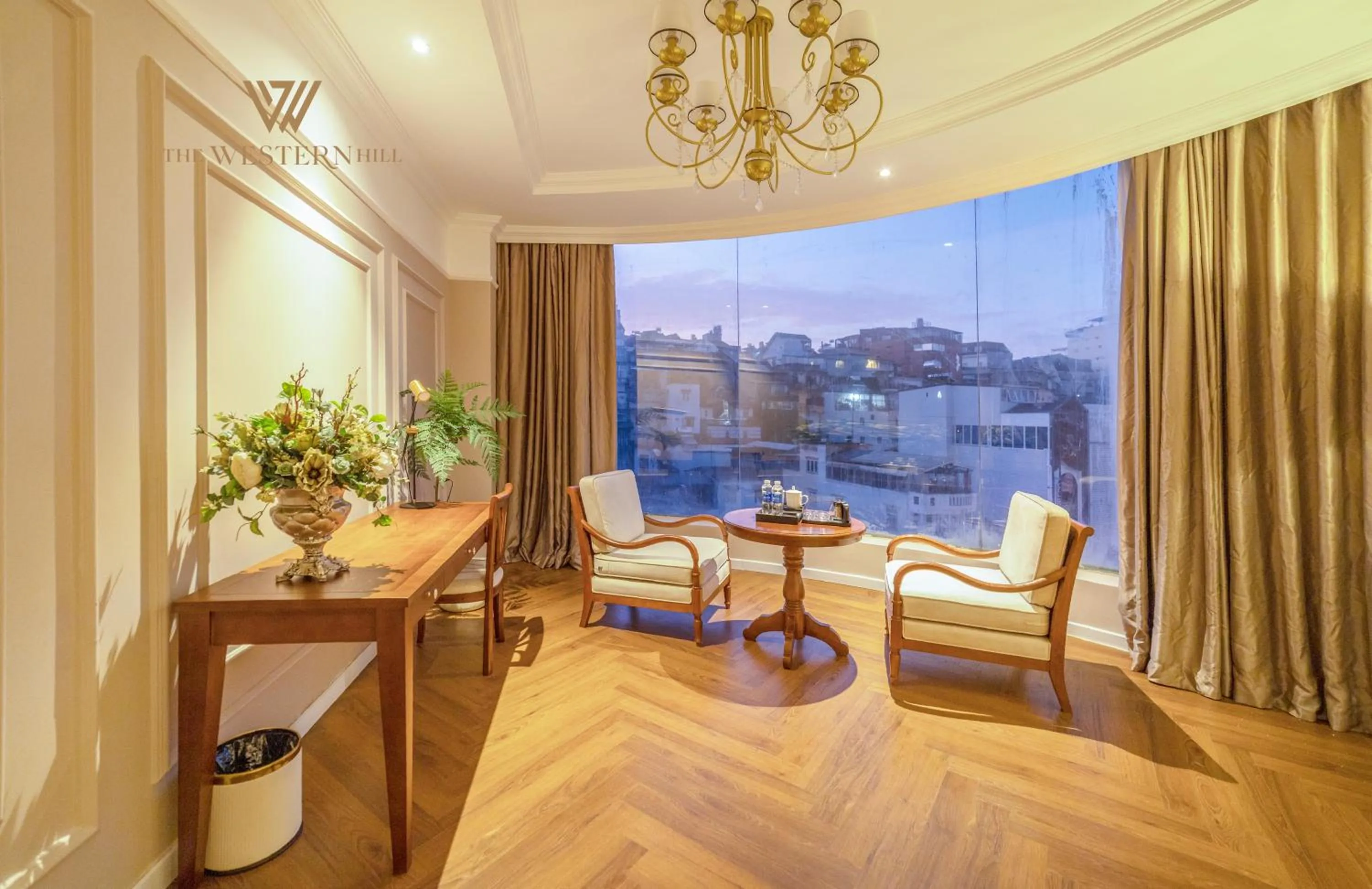 Seating area in River Prince Hotel