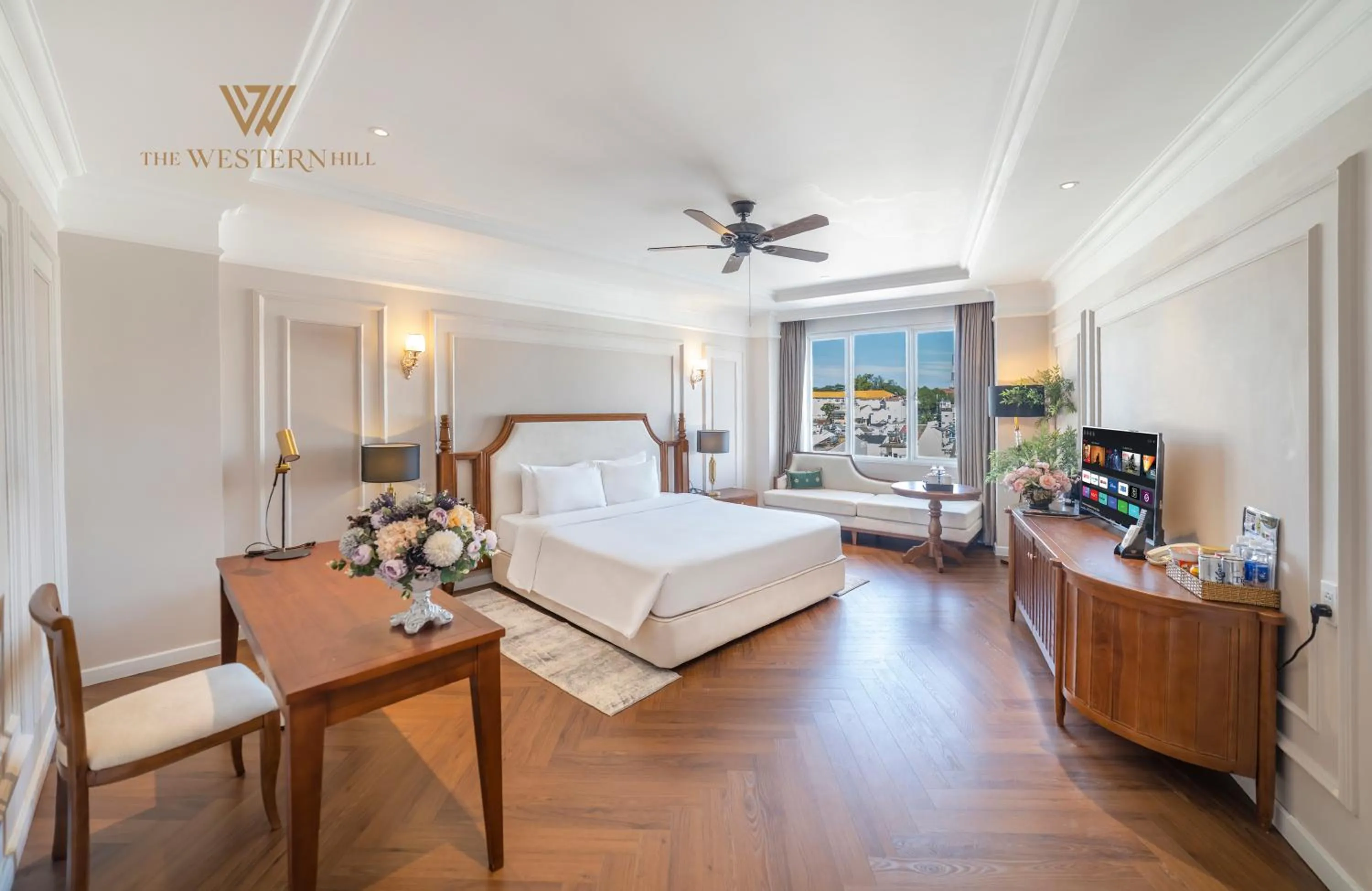 Photo of the whole room, Bed in River Prince Hotel