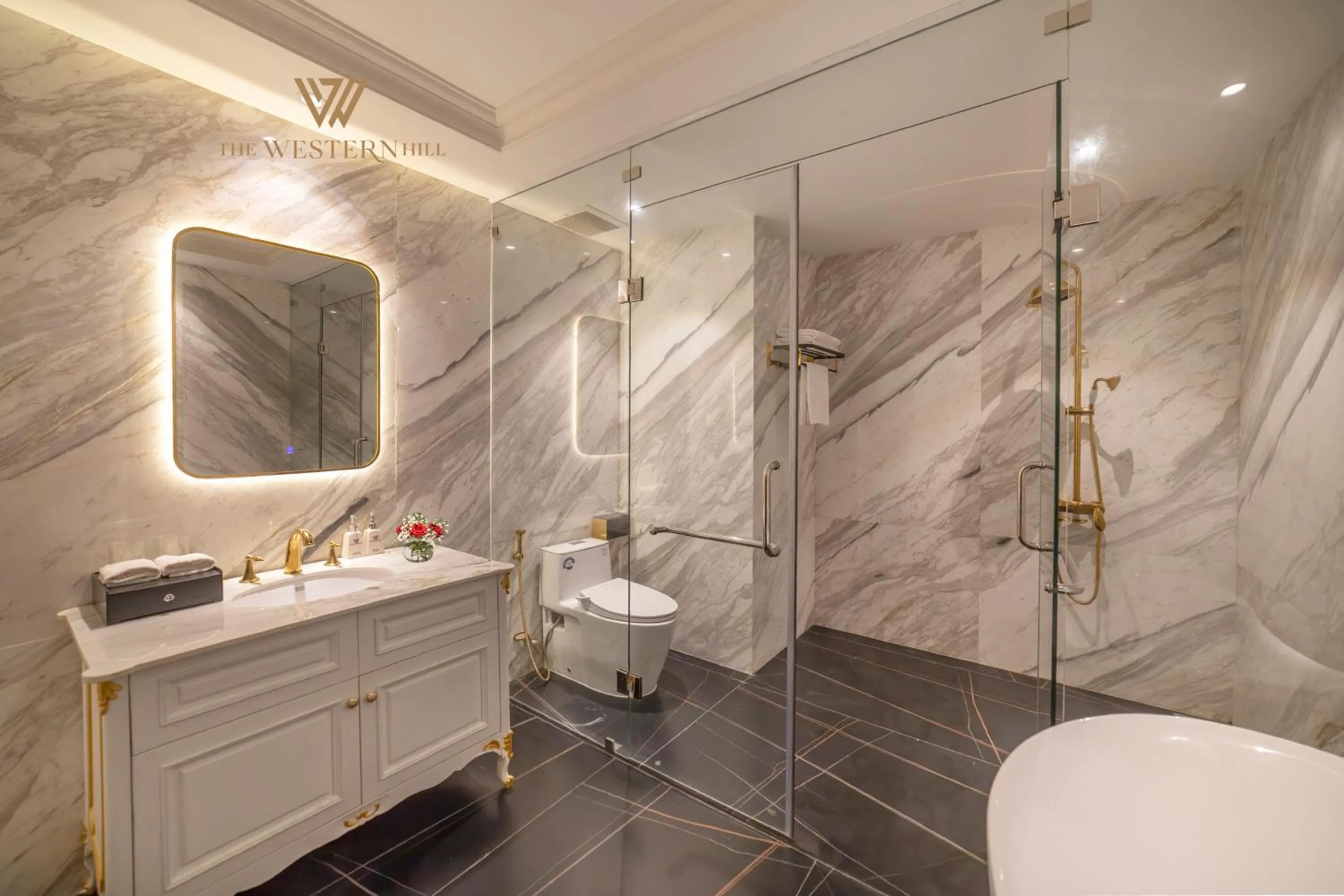 Bathroom in River Prince Hotel