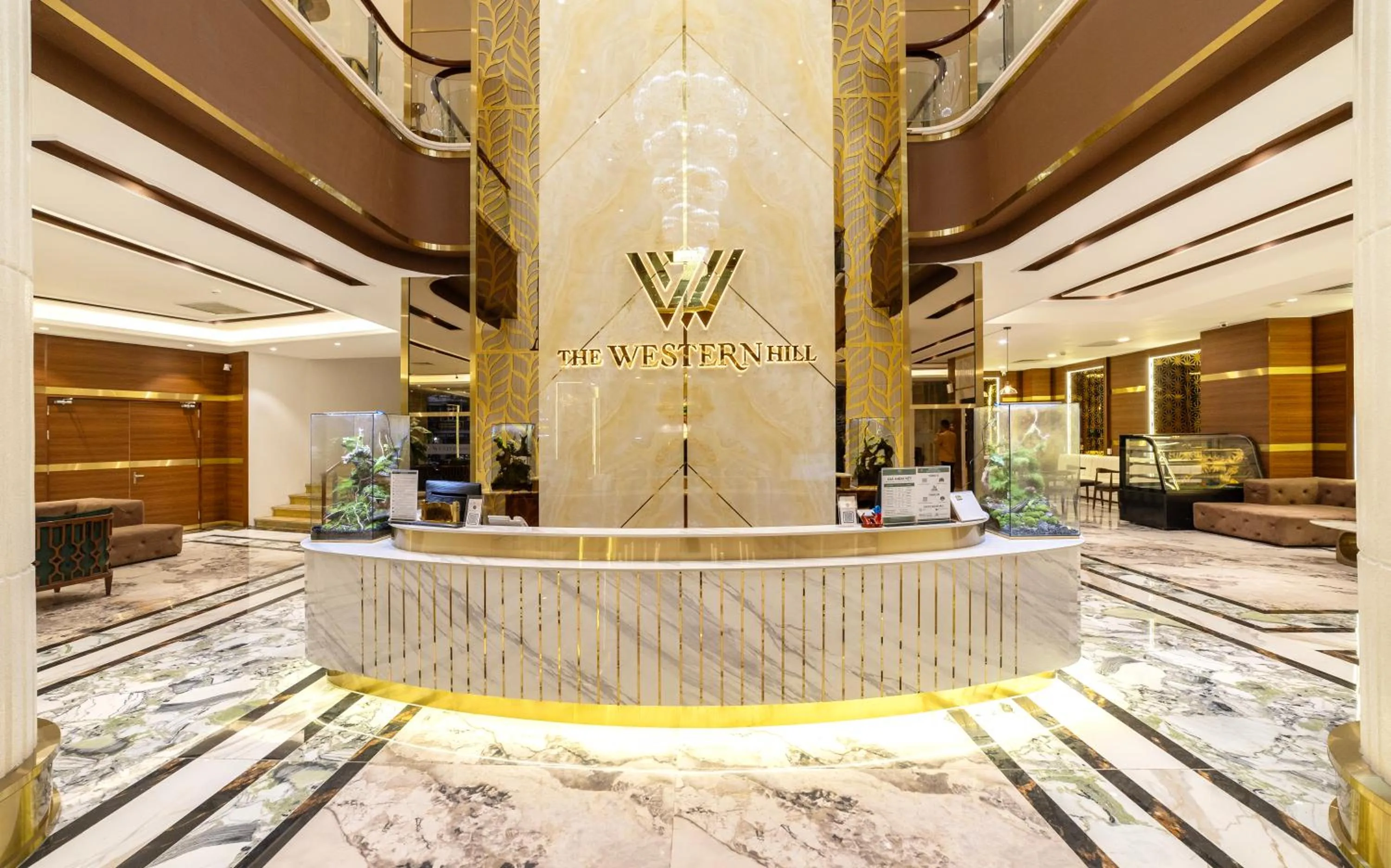 Lobby or reception in The Western Hill Dalat Hotel