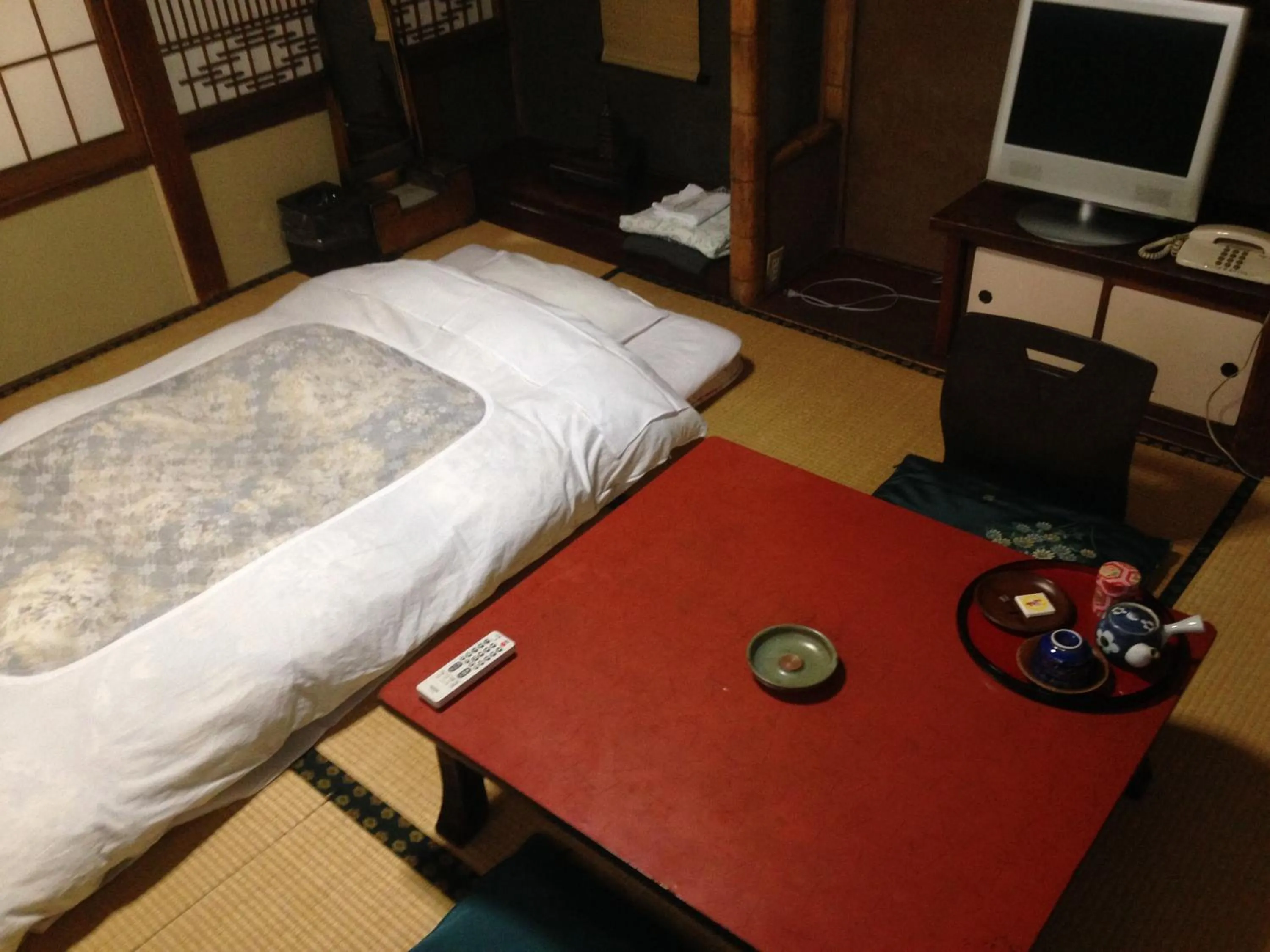 Photo of the whole room, Bed in Chuokan Shimizuya Ryokan