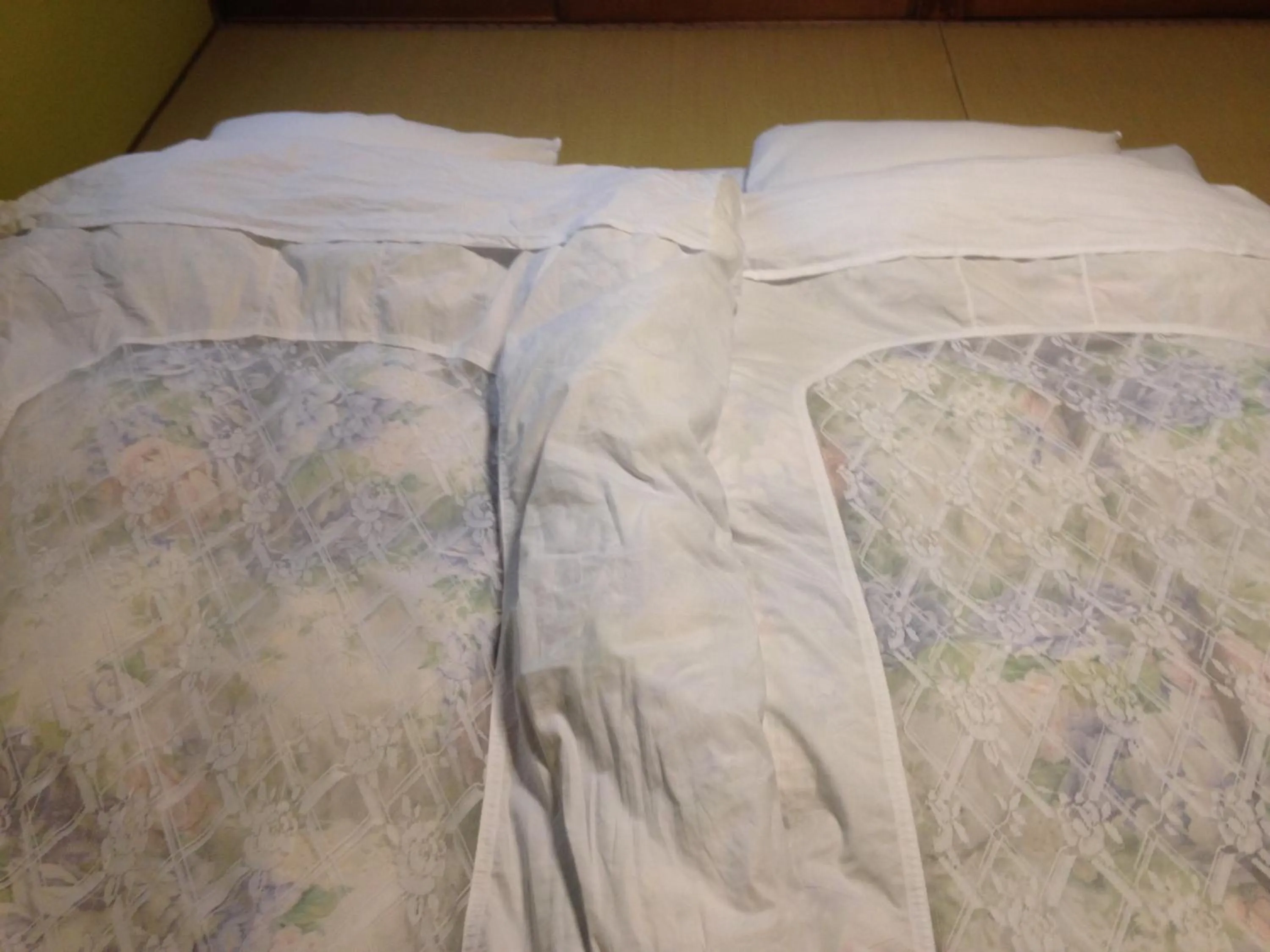 Bed in Chuokan Shimizuya Ryokan