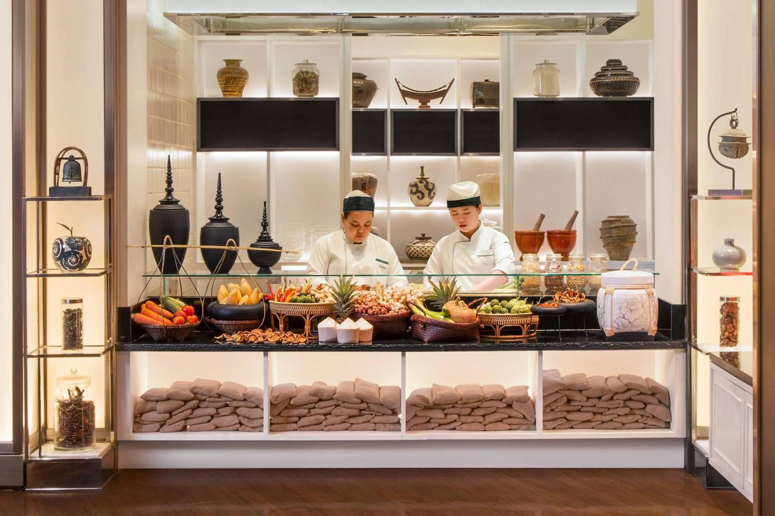 Kitchen or kitchenette in Sheraton Grande Sukhumvit, a Luxury Collection Hotel, Bangkok